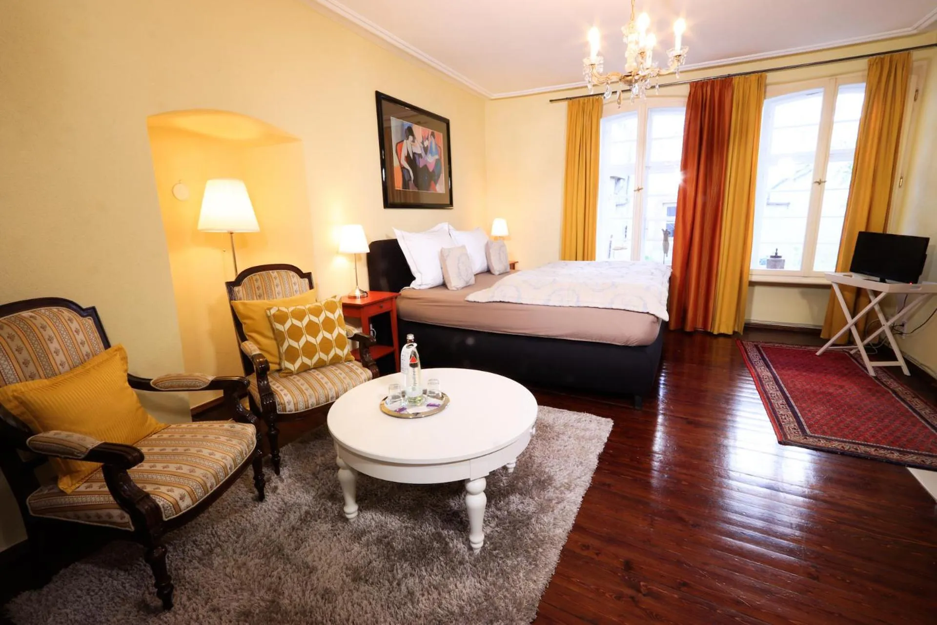 Photo of the whole room, Bed in B&B Echternacher Hof