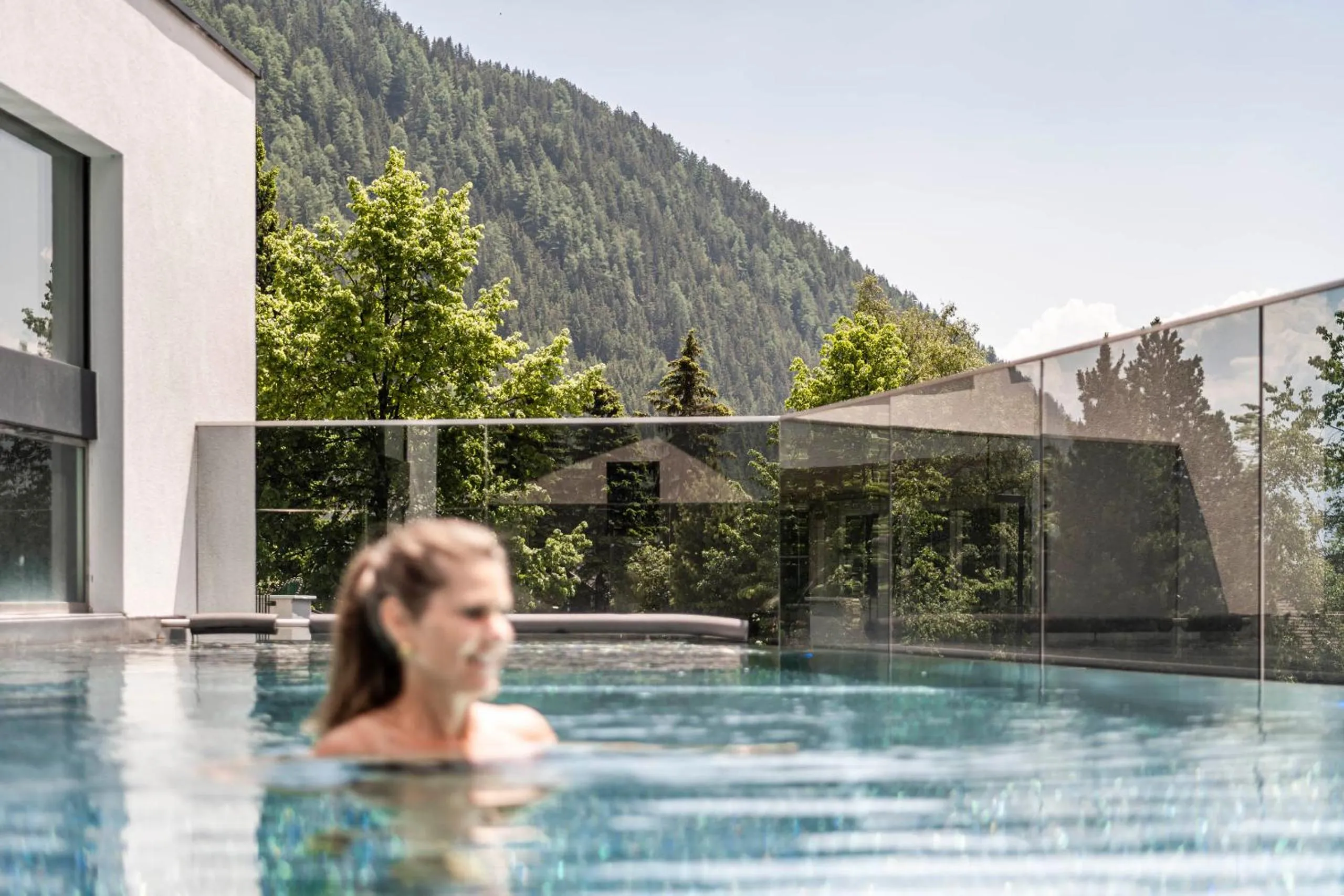 Pool view in Falkensteiner Hotel Falkensteinerhof Superior