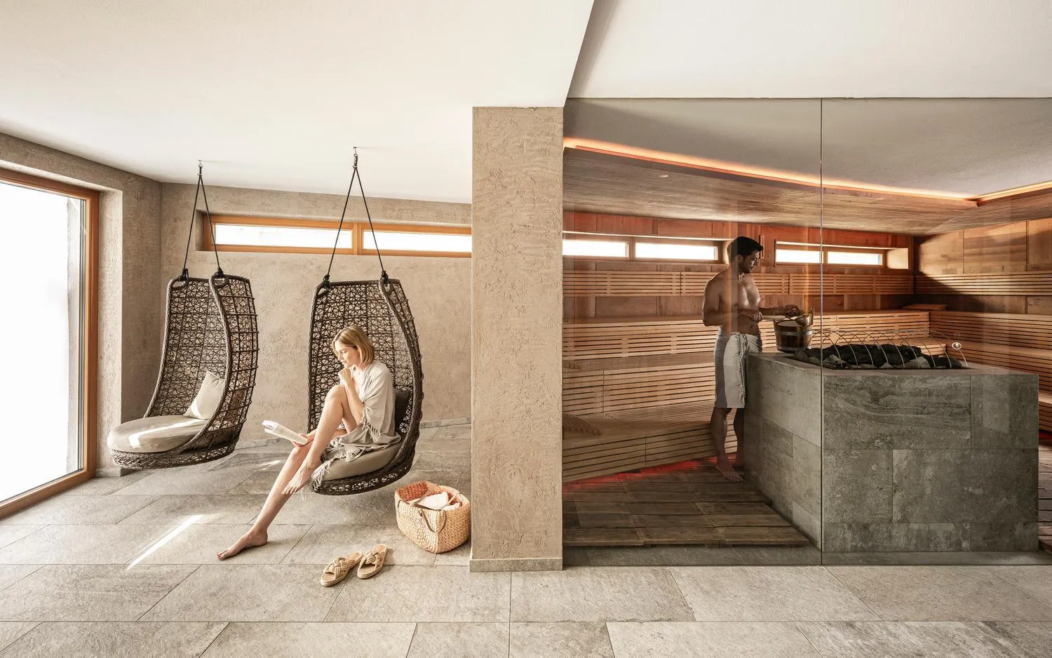 Sauna in Falkensteiner Hotel Falkensteinerhof Superior