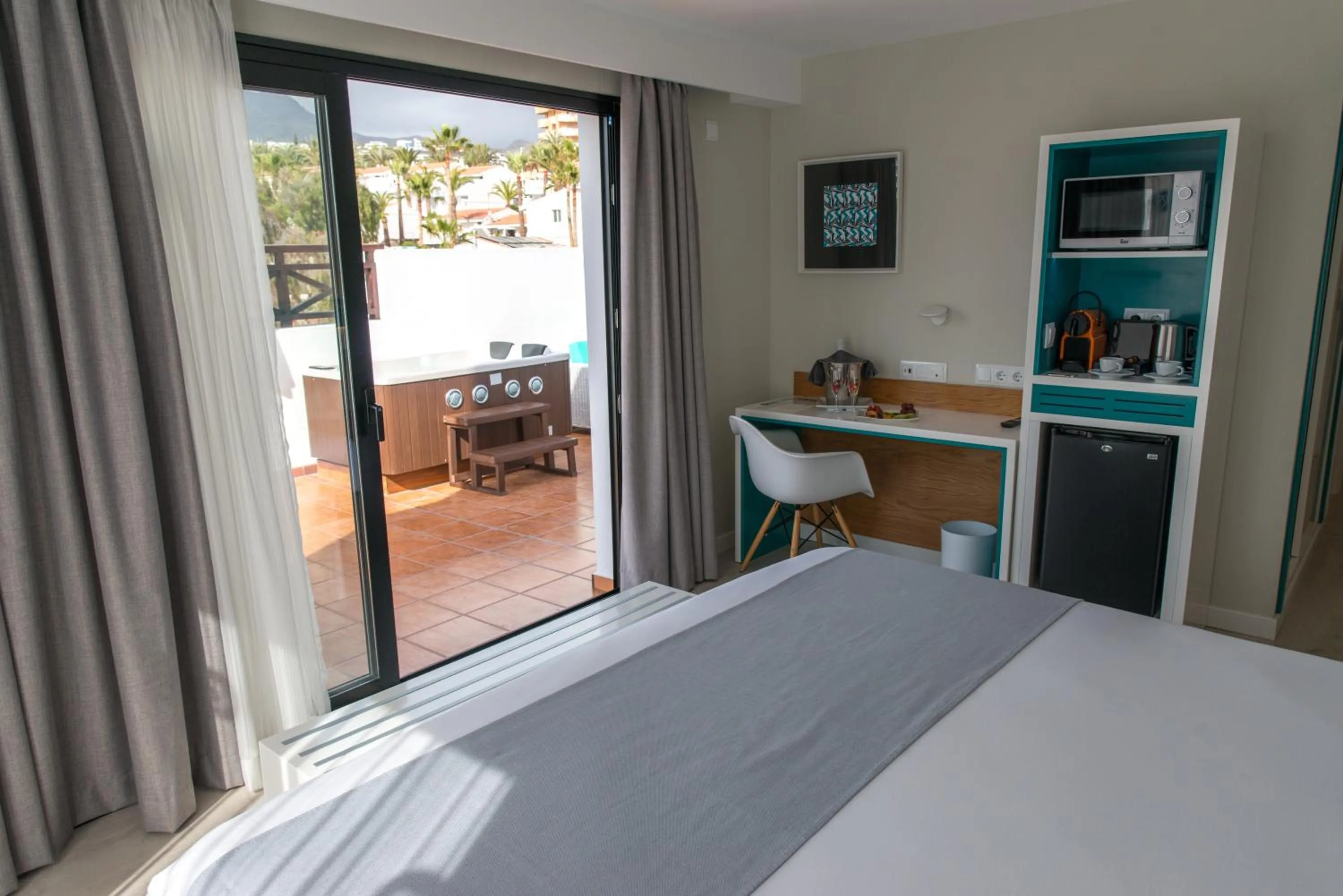 Patio, Bed in Vanilla Garden Boutique Hotel - Adults Only