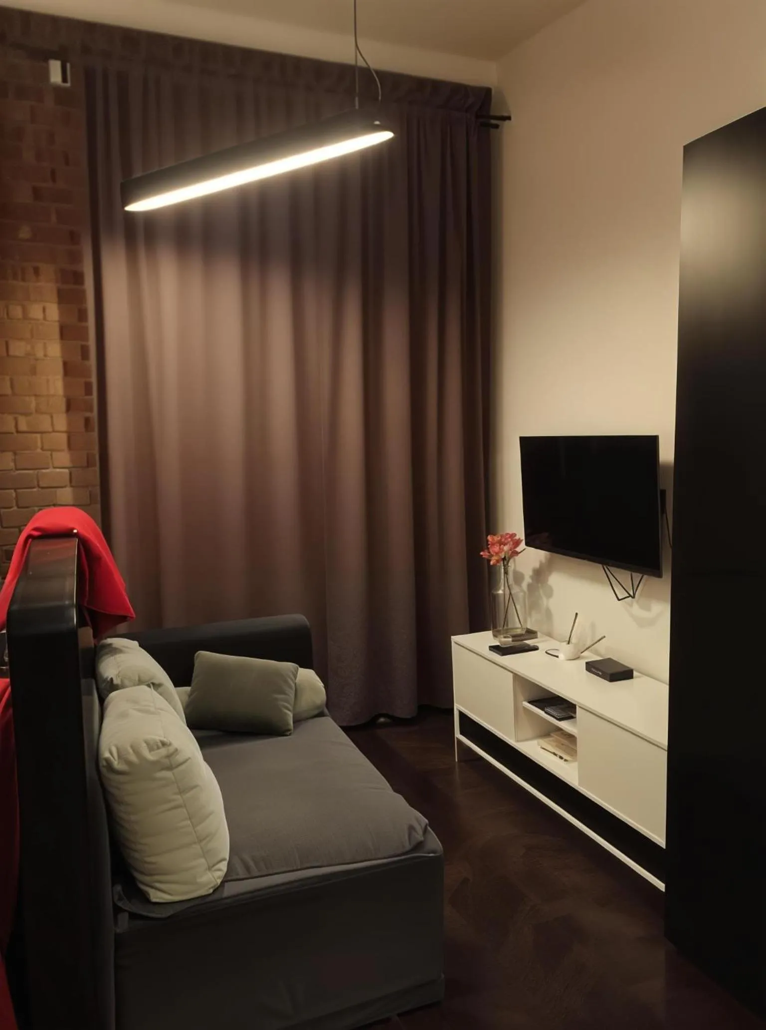 Communal lounge/ TV room, Bed in Cracow Fancy Brick #1 - Old Town