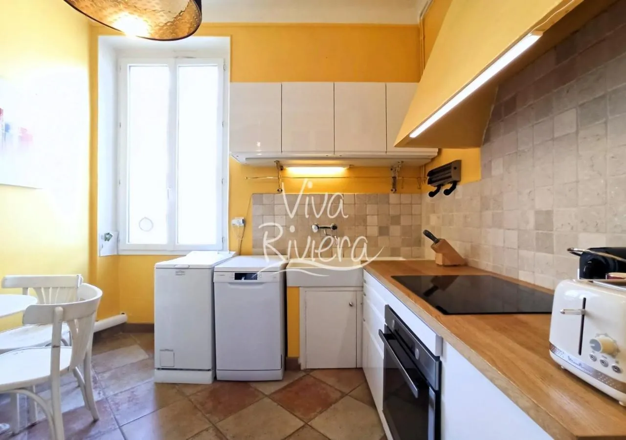 Kitchen or kitchenette in Viva Riviera 5 Rue Florian
