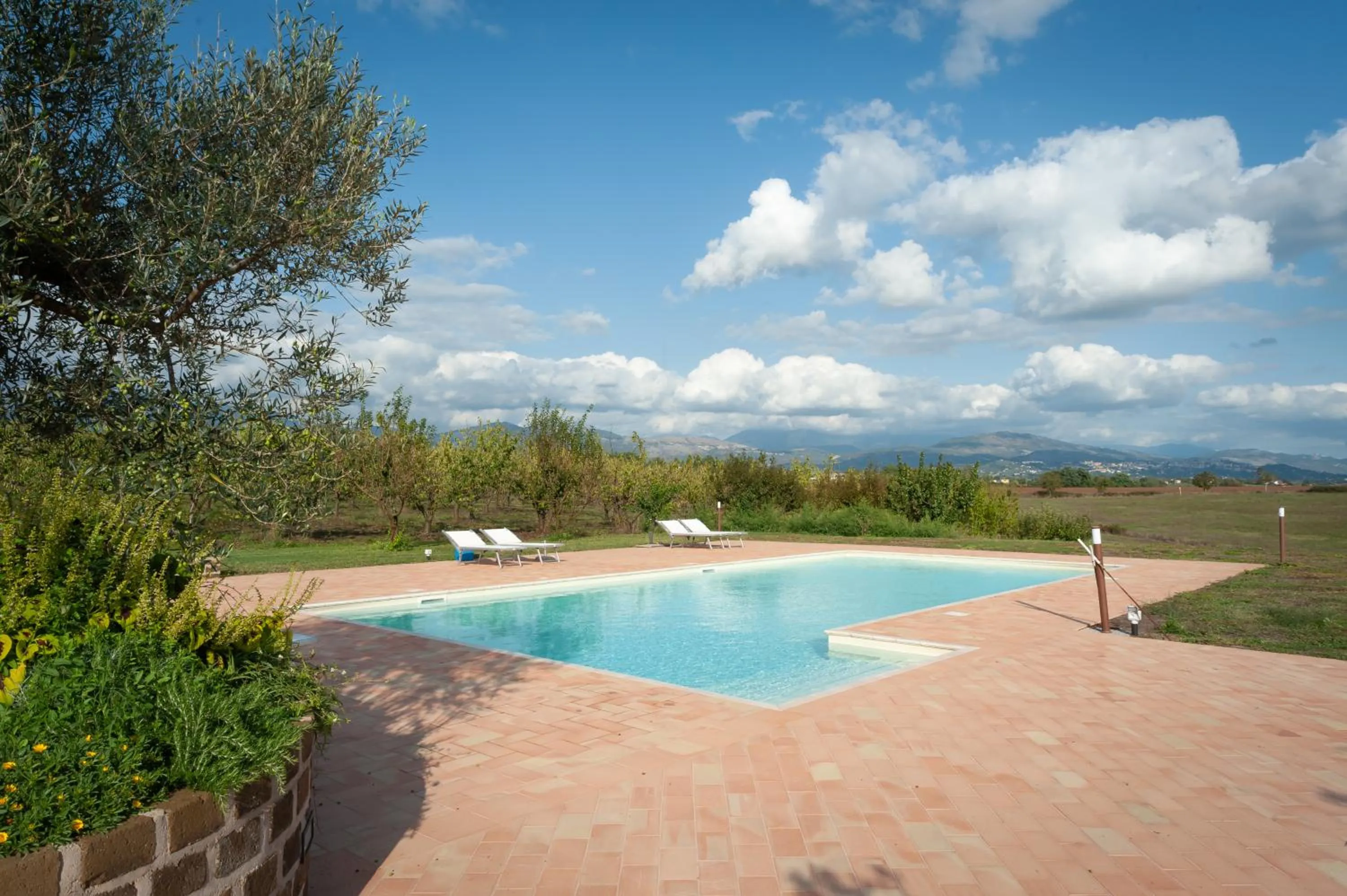 Swimming pool in Tenuta Terre dei Latini
