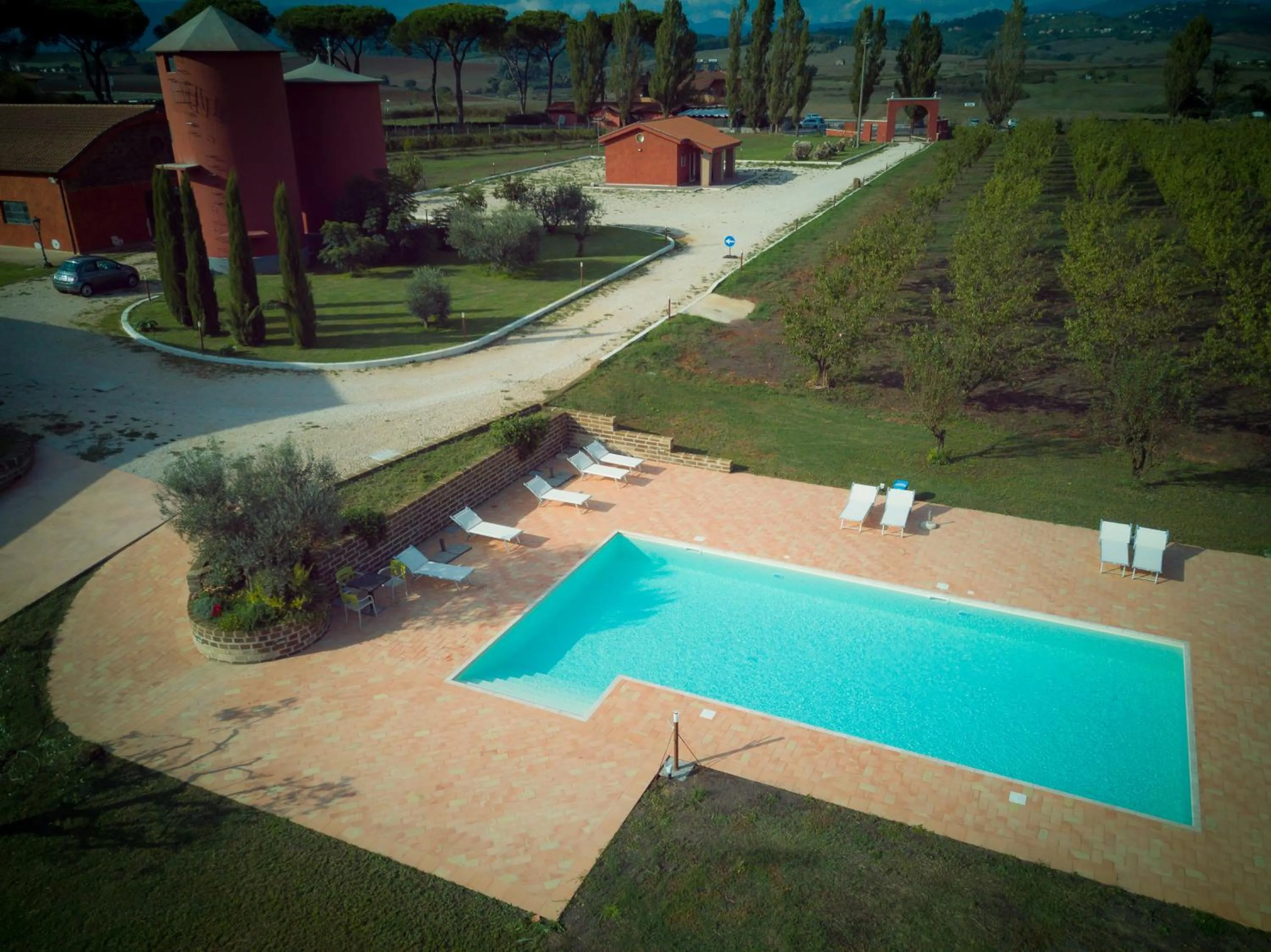 Pool view in Tenuta Terre dei Latini