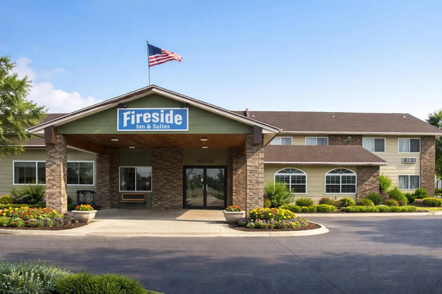 Property building in Fireside Inn and Suites