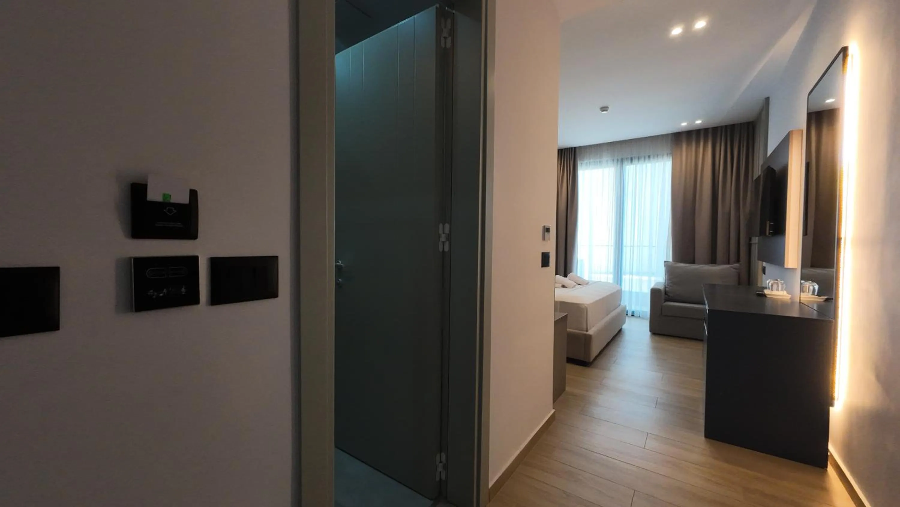 Living room, Bed in Hotel Boutique Onix