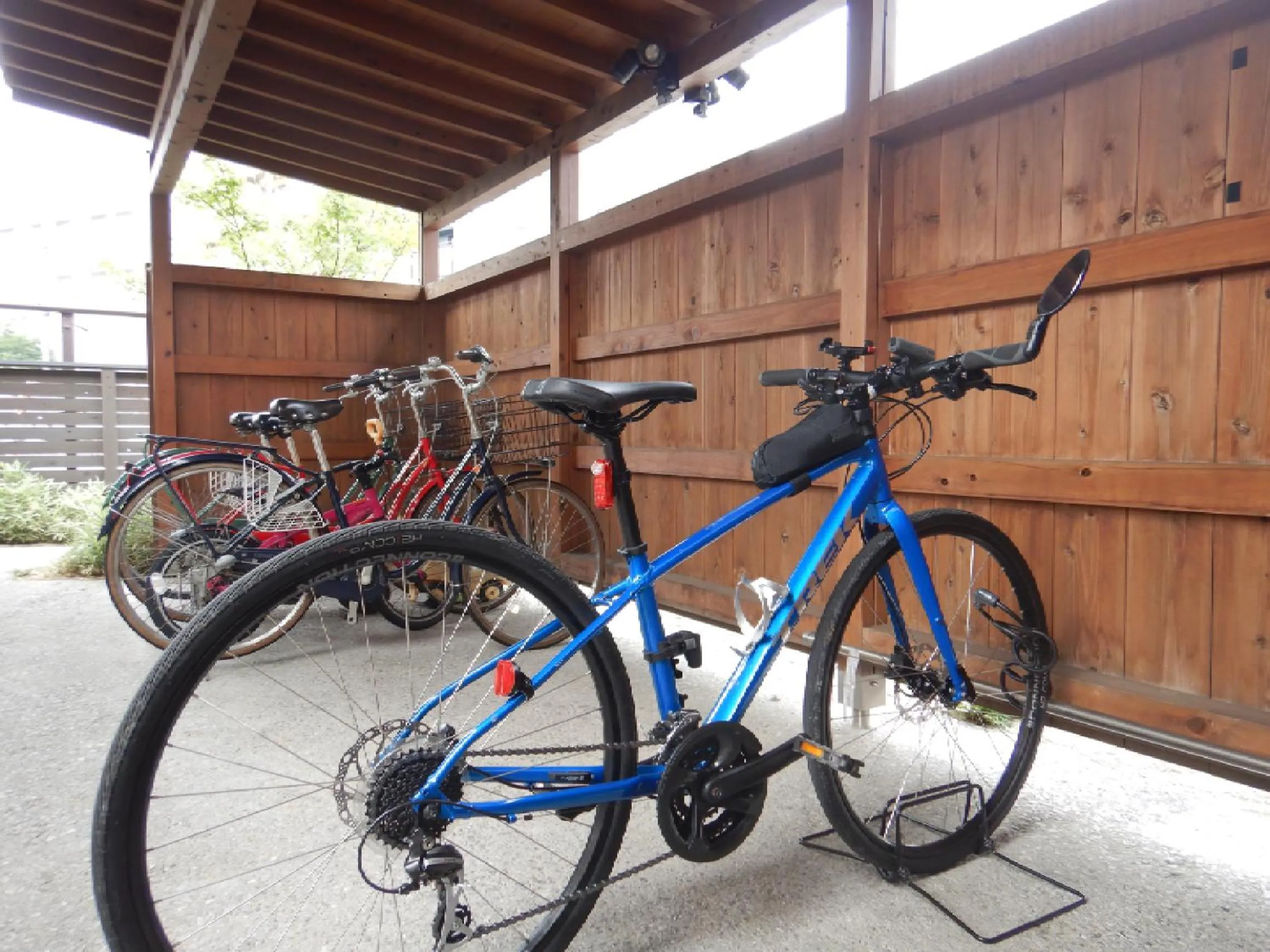 Cycling in Guest House Wakabaya