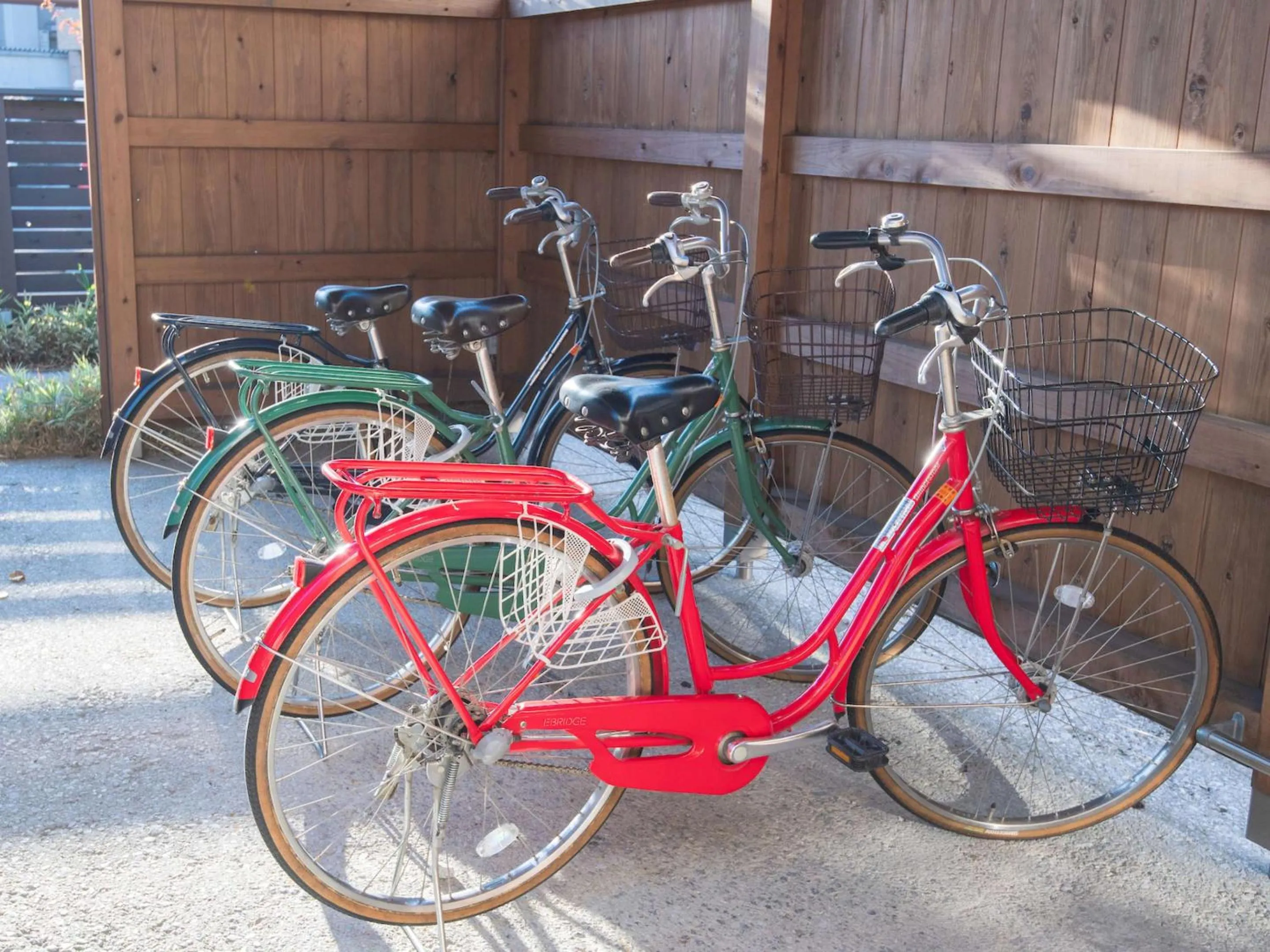 Cycling in Guest House Wakabaya