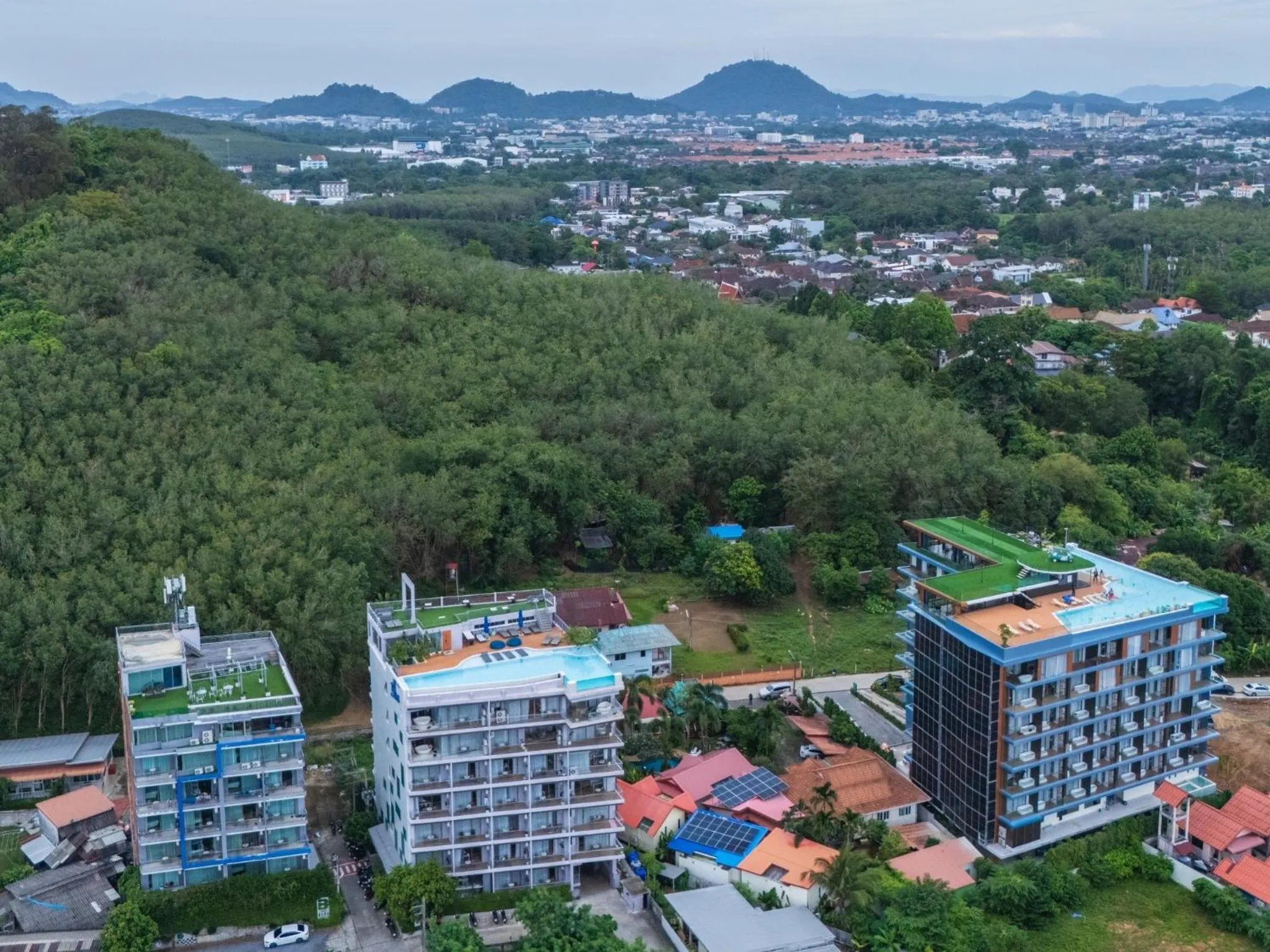 Property building in The Blue Hotel