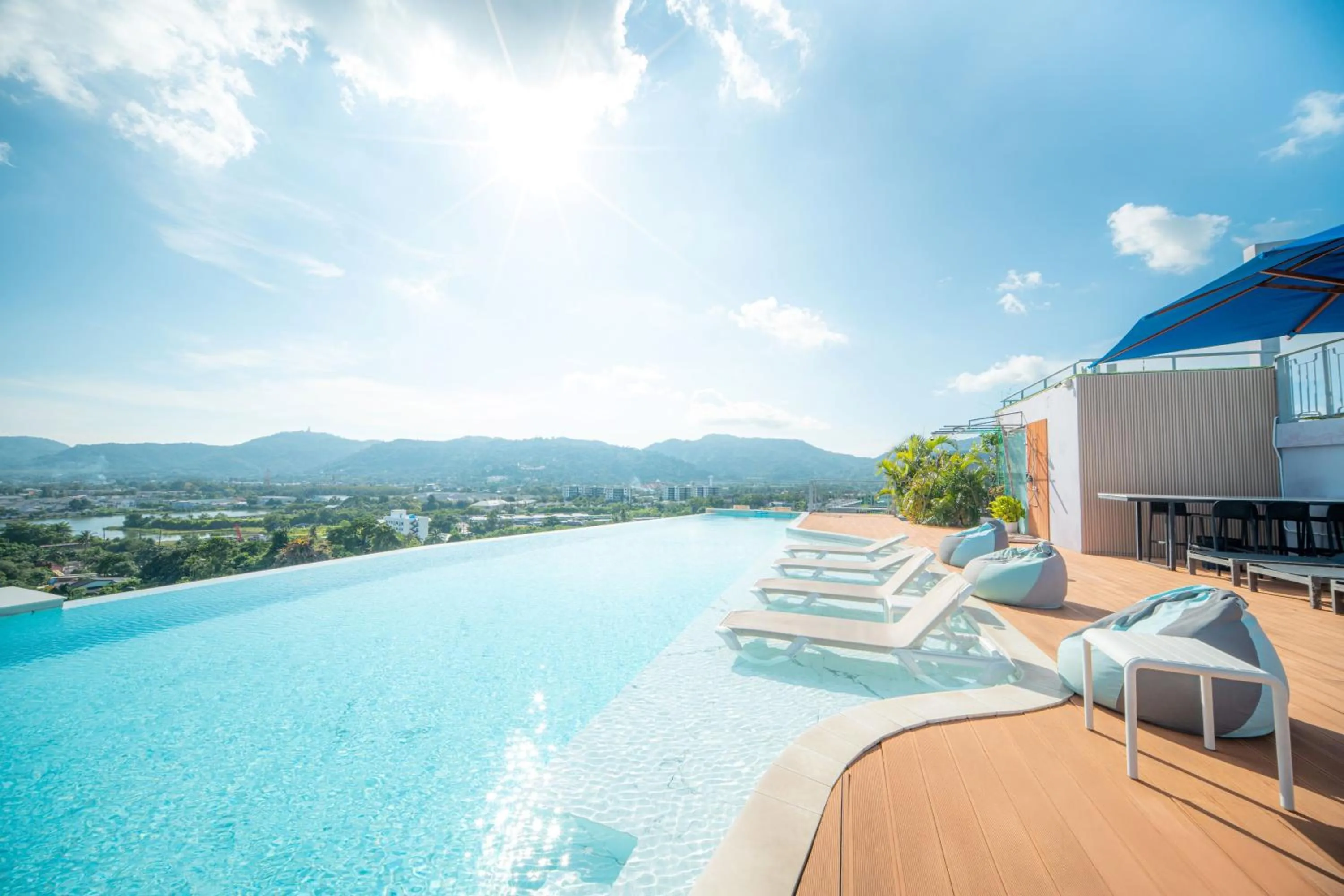 Swimming pool in The Blue Hotel
