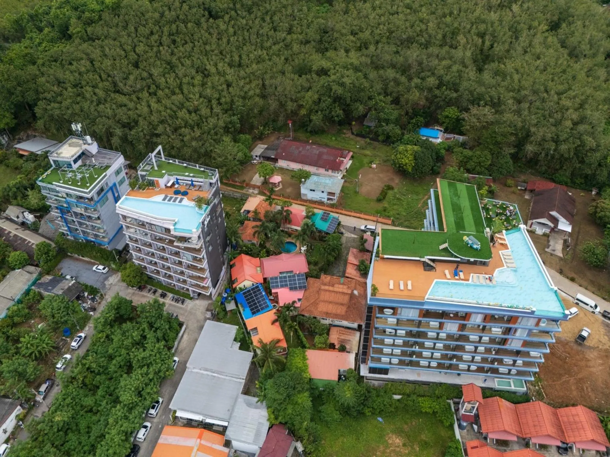 Property building in The Blue Hotel