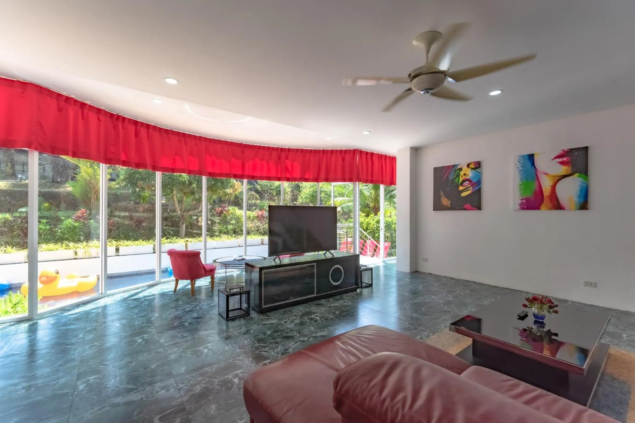 Living room in Chalong - 10 BR Private Pool Villa - Villa Nap Dau - Phuket