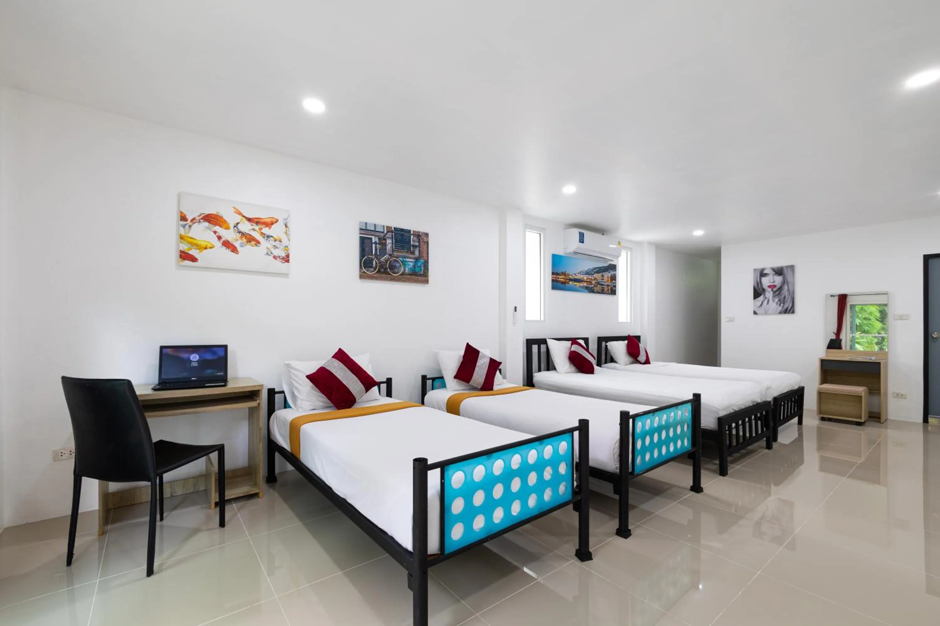 Bedroom, Bed in Chalong - 10 BR Private Pool Villa - Villa Nap Dau - Phuket