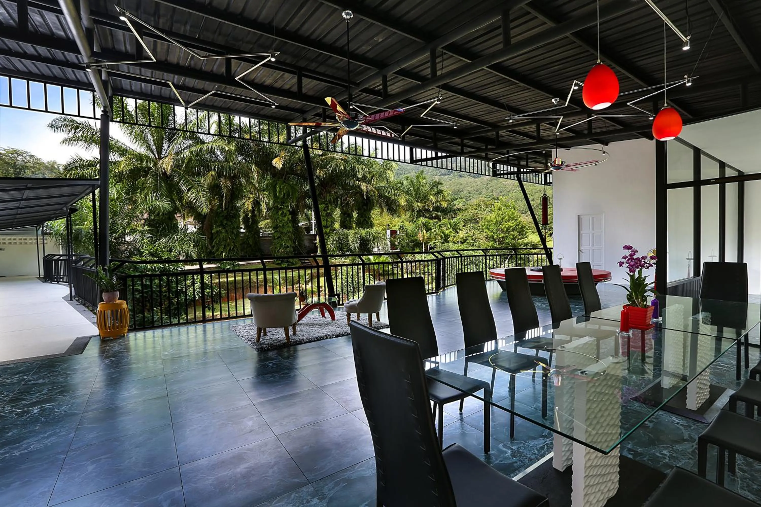 Patio in Chalong - 10 BR Private Pool Villa - Villa Nap Dau - Phuket