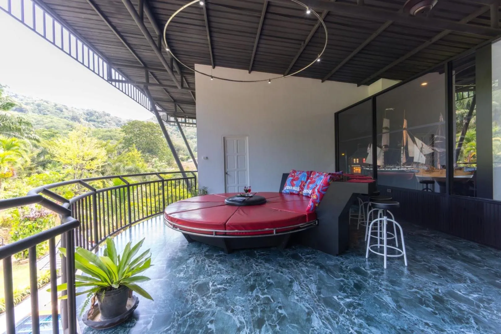 Patio in Chalong - 10 BR Private Pool Villa - Villa Nap Dau - Phuket