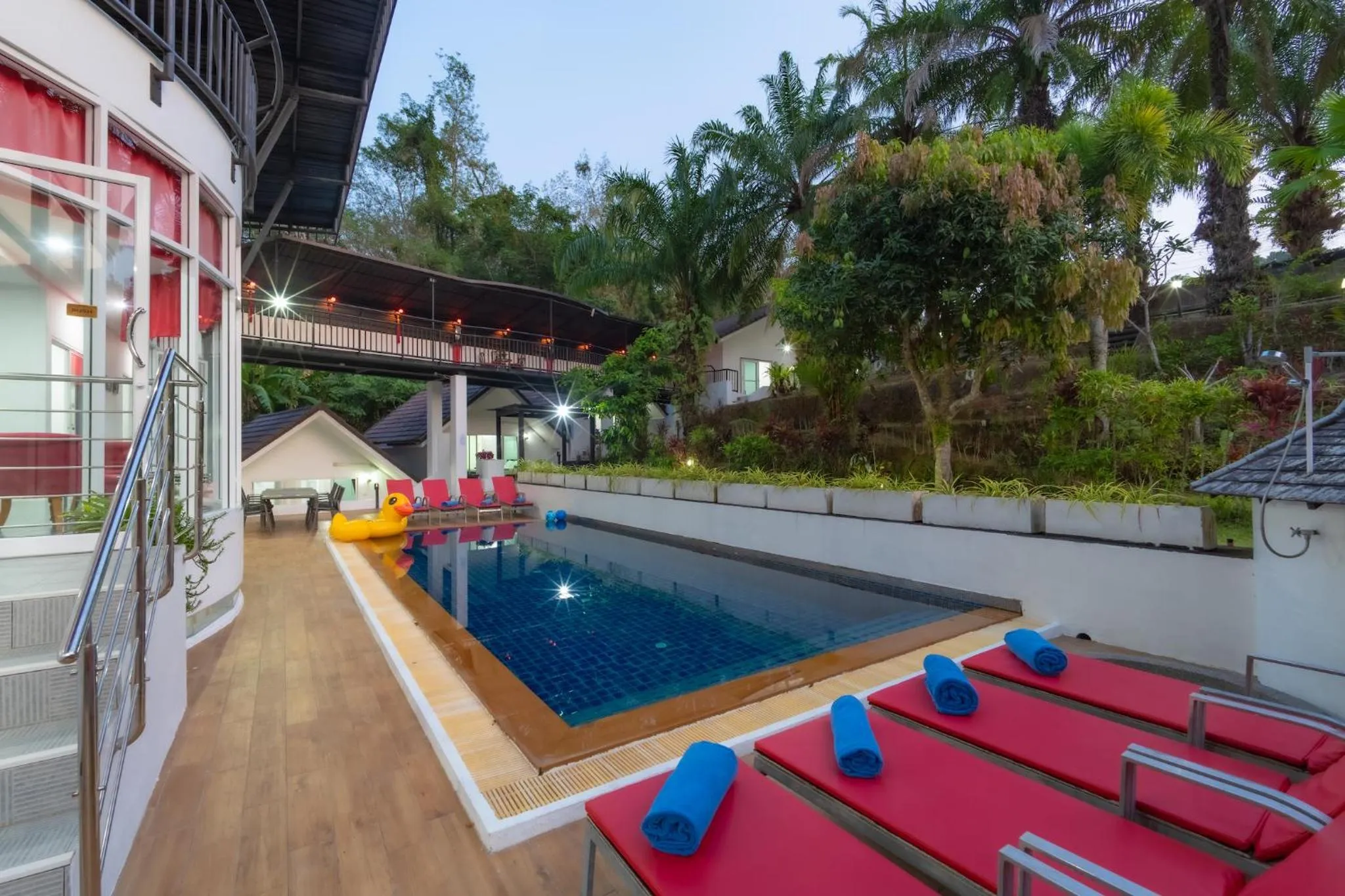 Patio in Chalong - 10 BR Private Pool Villa - Villa Nap Dau - Phuket