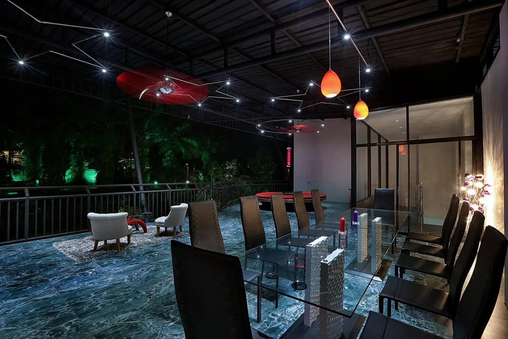 Balcony/Terrace in Chalong - 10 BR Private Pool Villa - Villa Nap Dau - Phuket