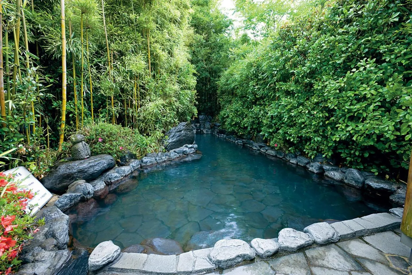 Hot Spring Bath in Ukiha