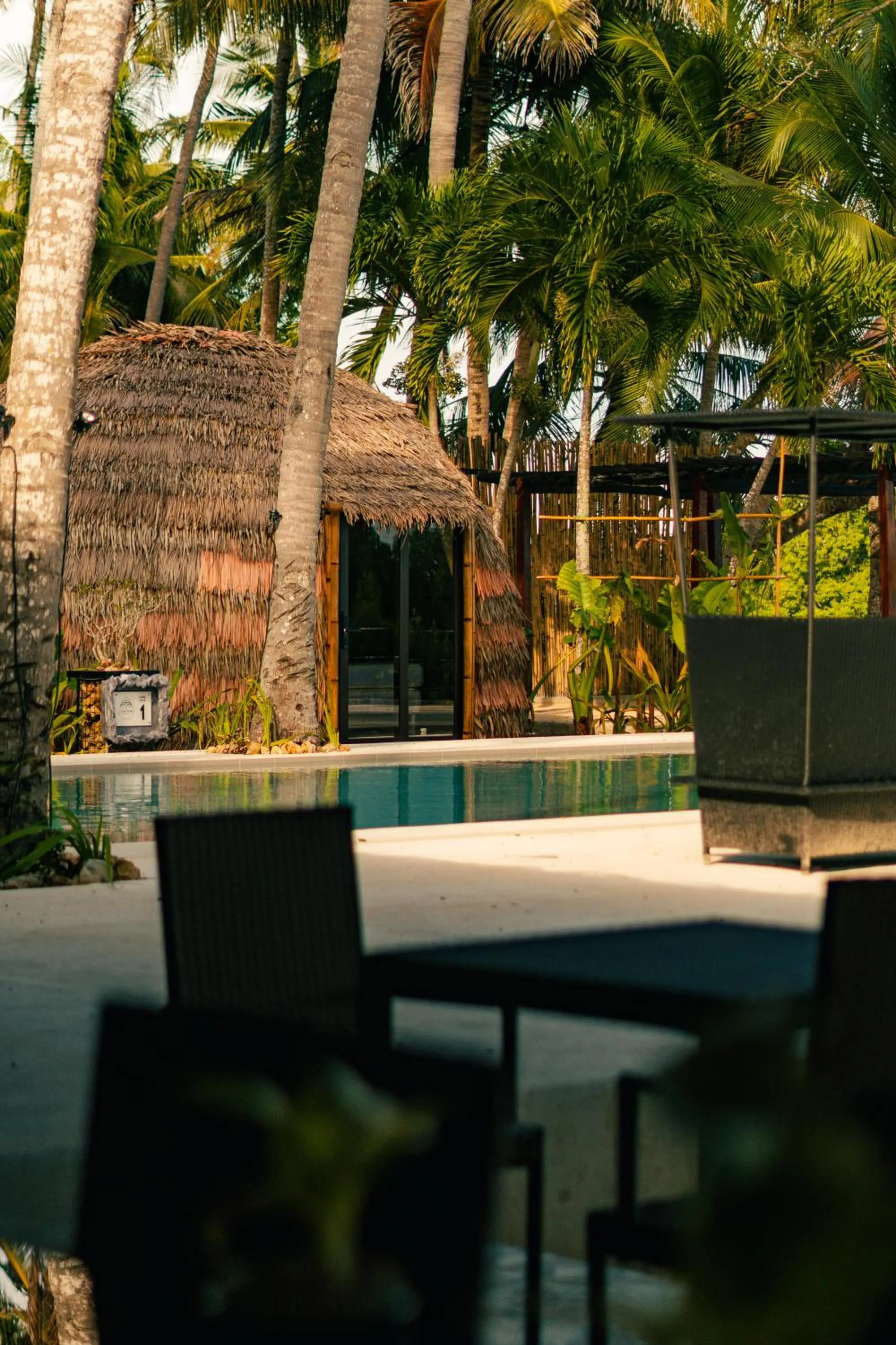 Pool view in The Dome Hotel Puerto Princesa City