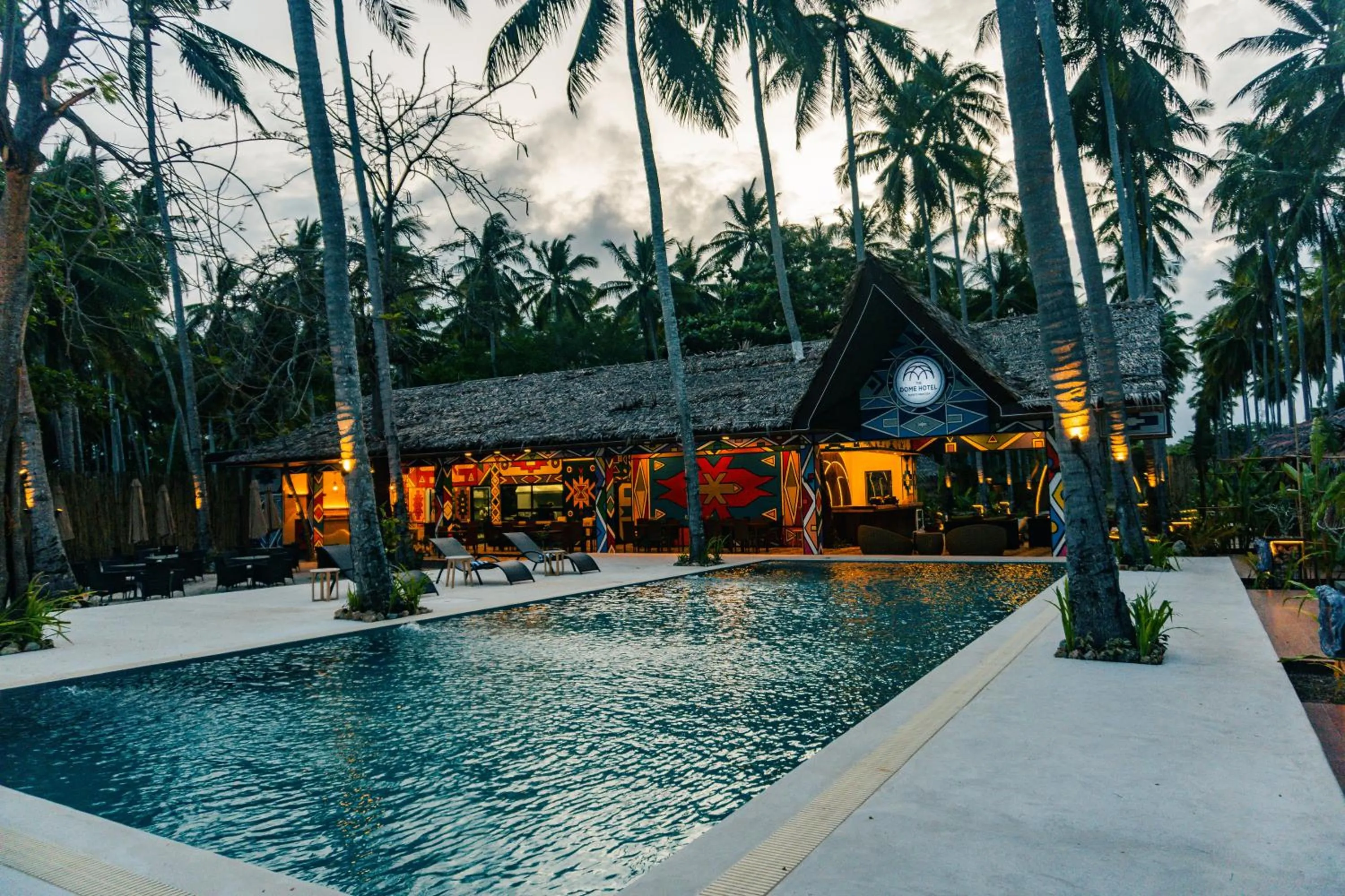 Swimming pool in The Dome Hotel Puerto Princesa City