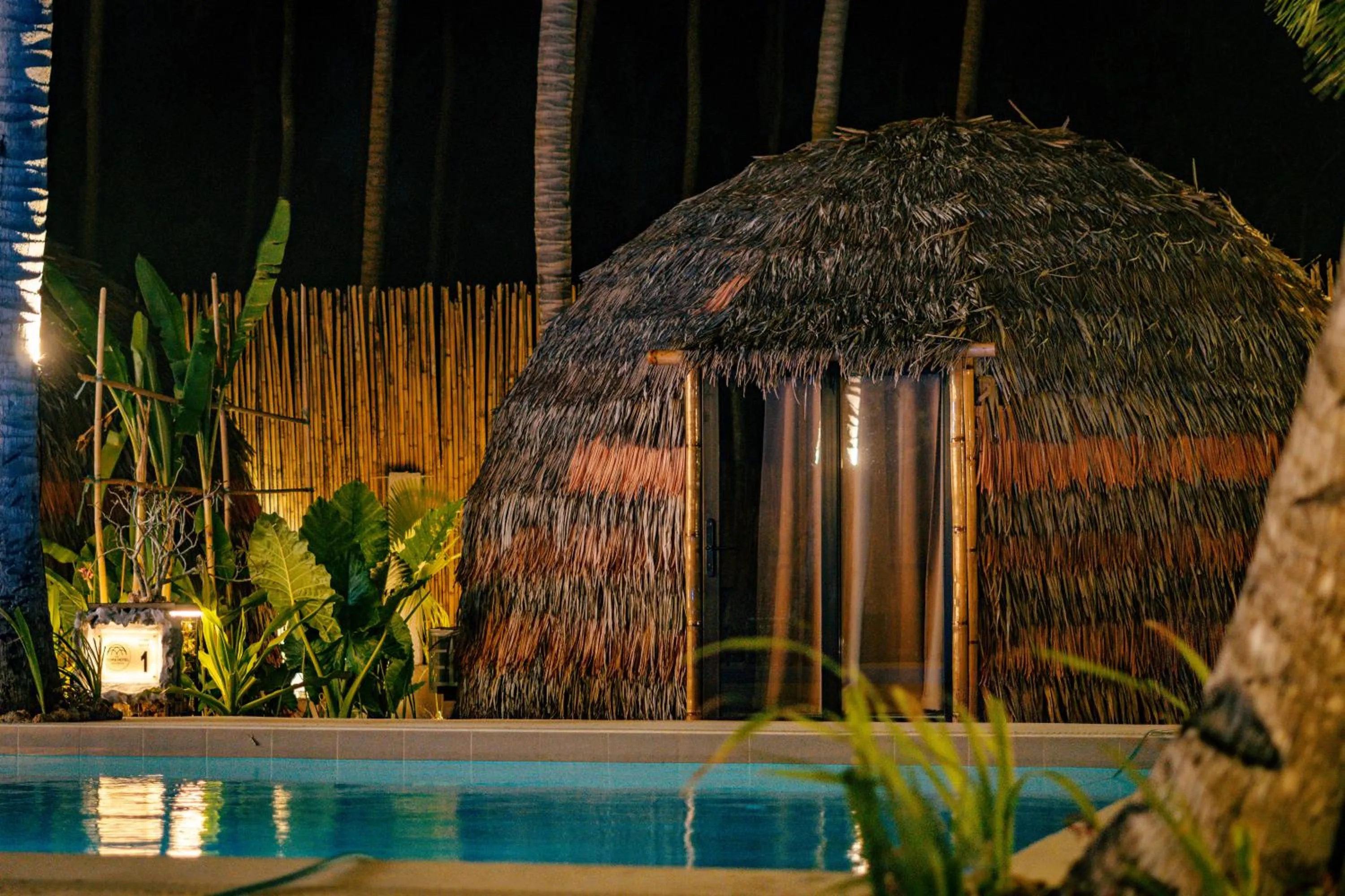 Night in The Dome Hotel Puerto Princesa City