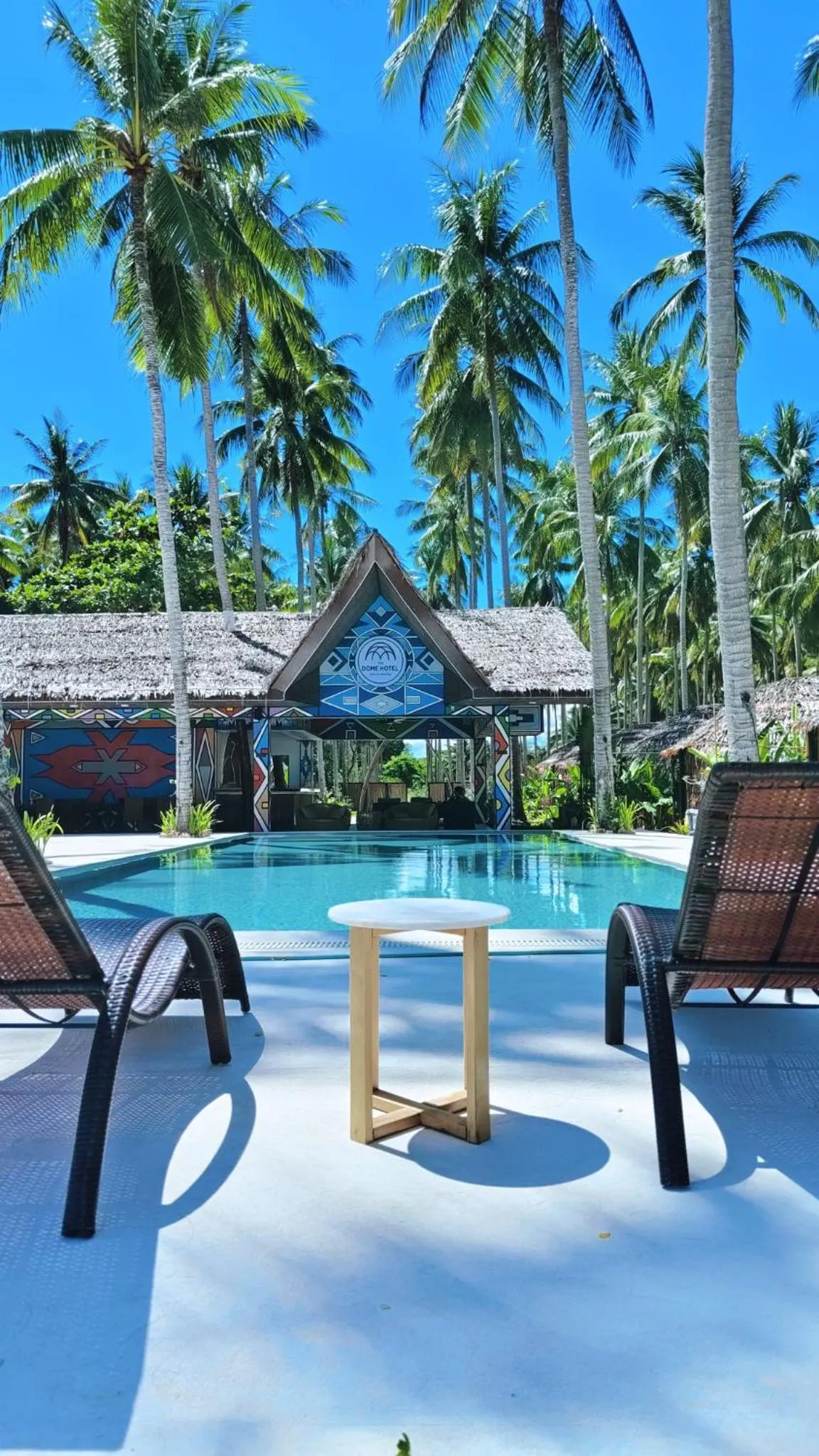 Pool view in The Dome Hotel Puerto Princesa City