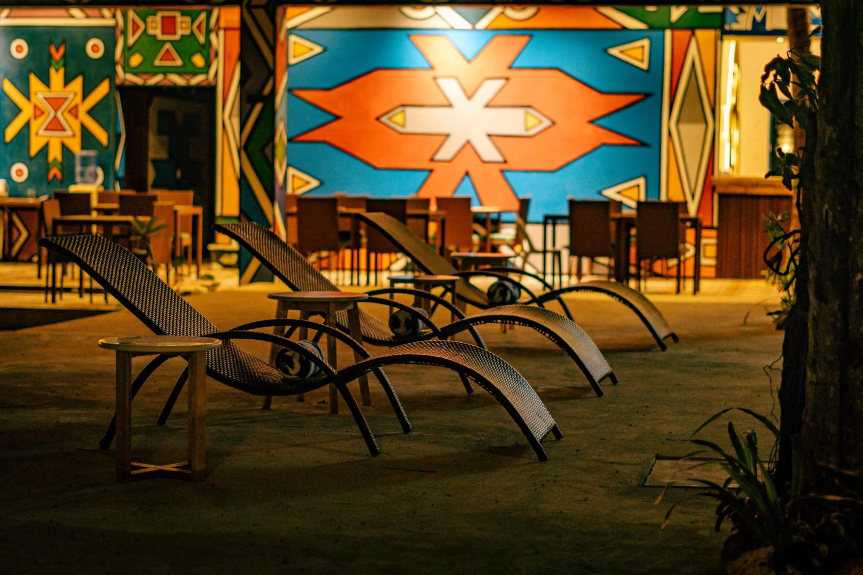 sunbed in The Dome Hotel Puerto Princesa City