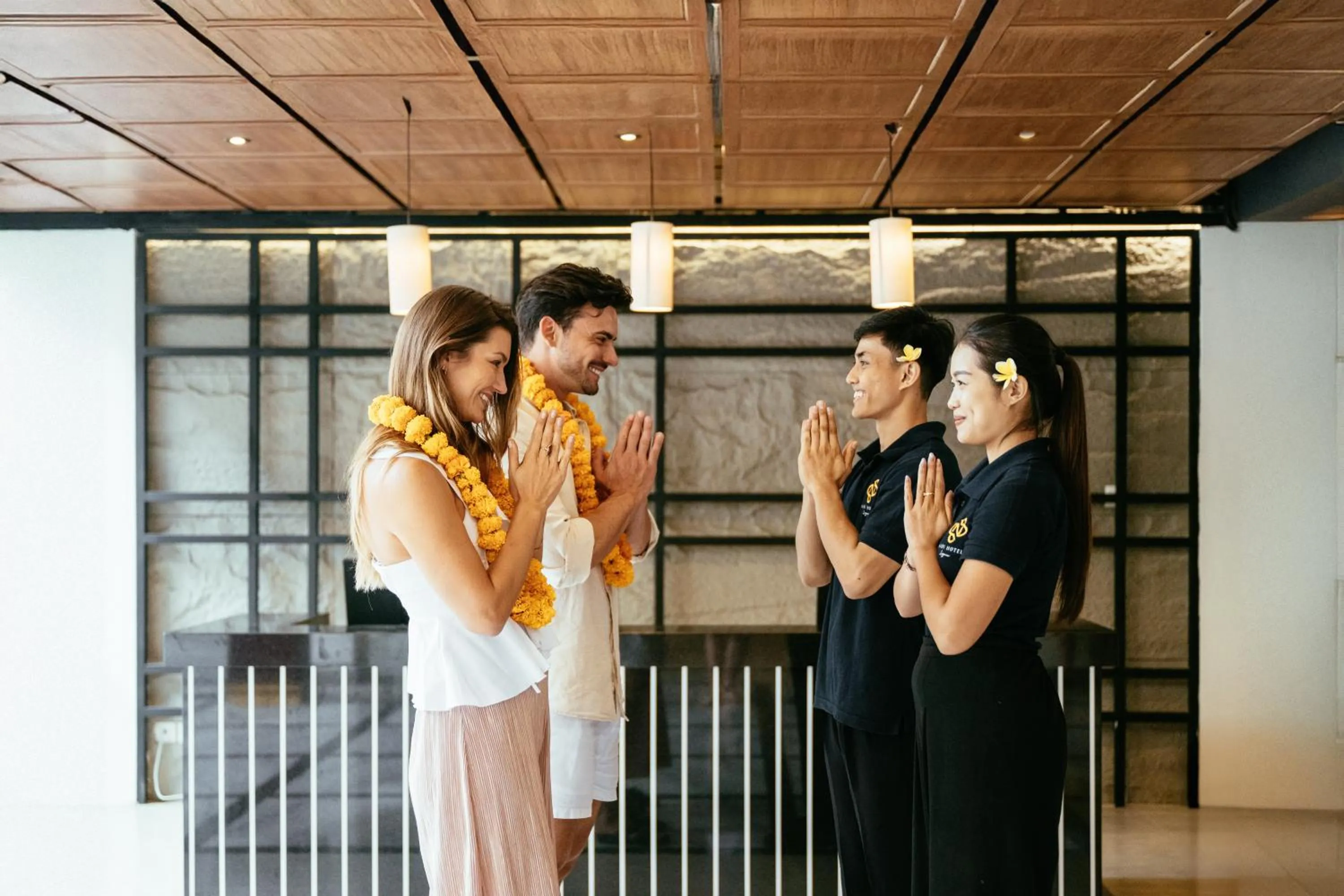 People in Nadi Hotel Legian