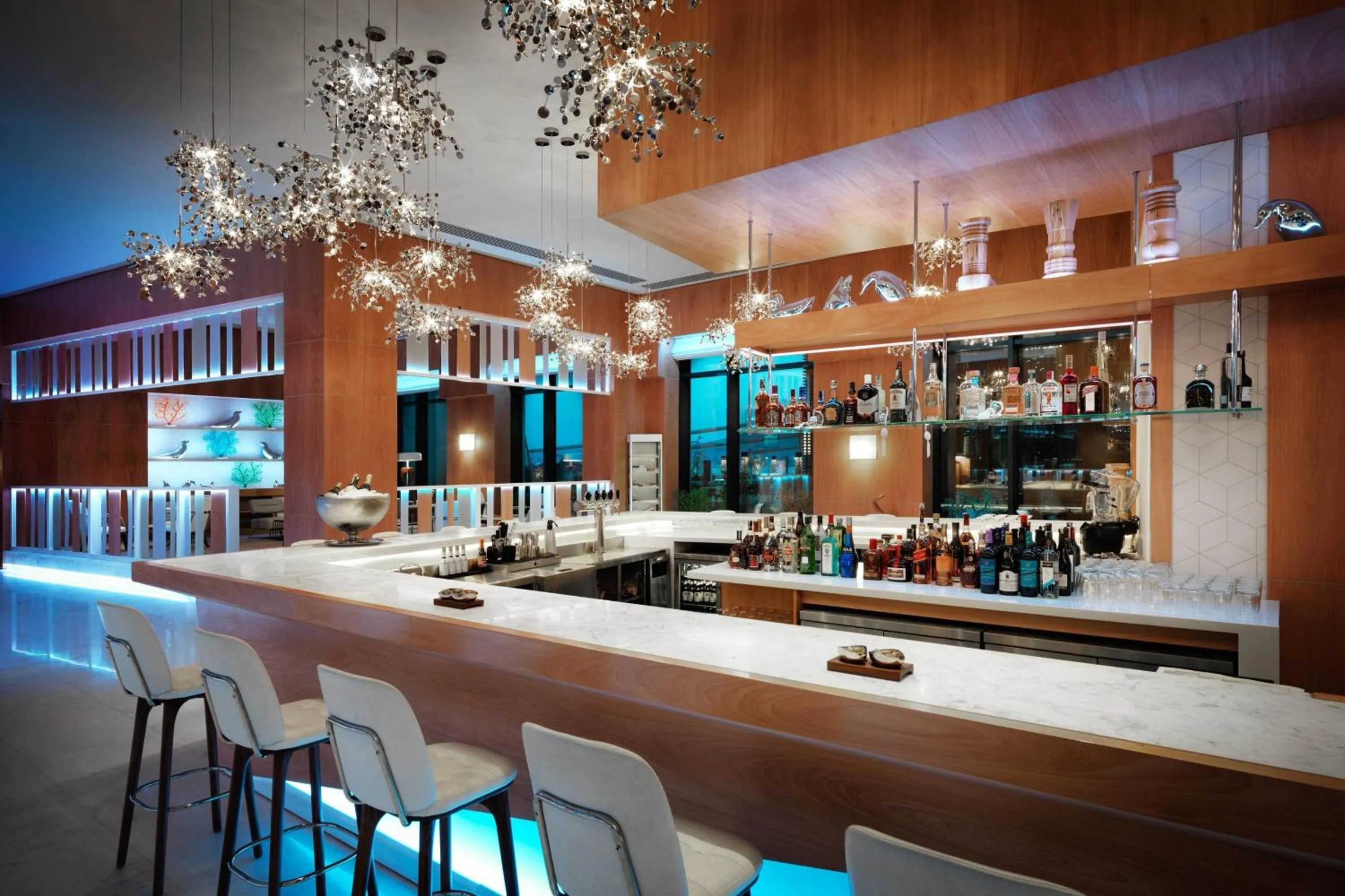 Lounge or bar in Baku Marriott Hotel Boulevard