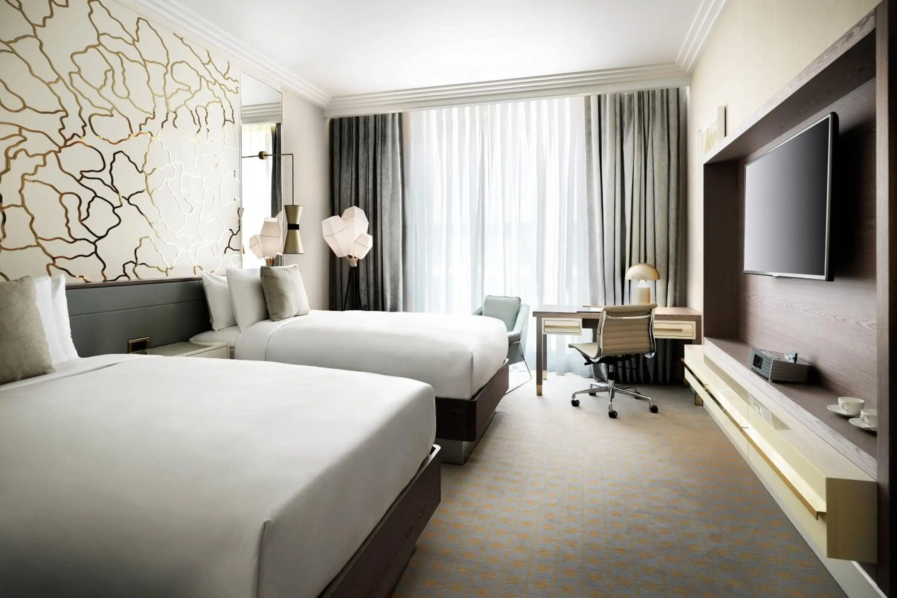 Standard Guest Room with 2 Twin/Single Bed(s) in Baku Marriott Hotel Boulevard Standard Guest Room with 2 Twin/Single Bed(s) in Baku Marriott Hotel Boulevard