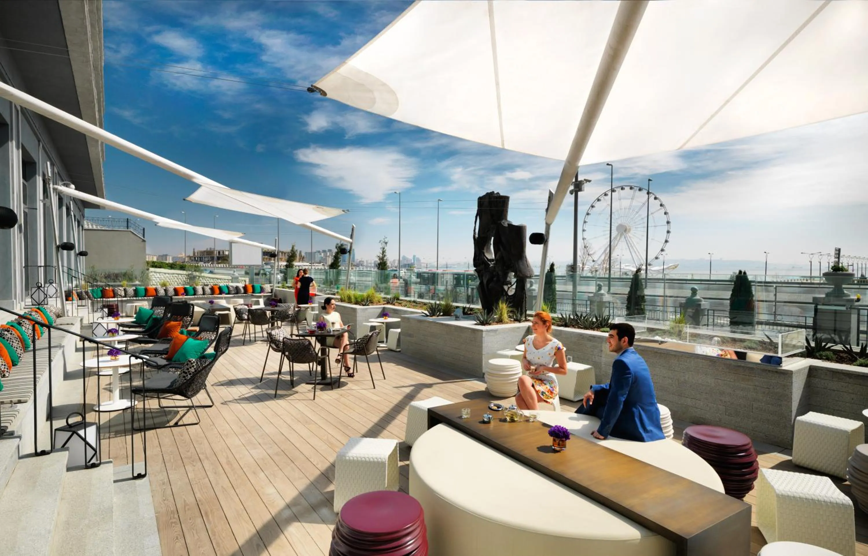 Patio in Sheraton Baku Intourist