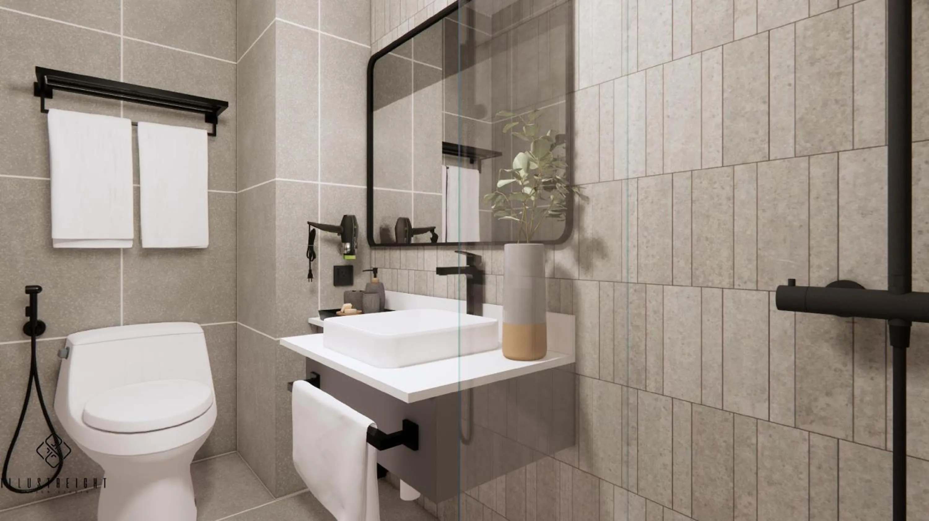 Bathroom in Novel Hotel Manila