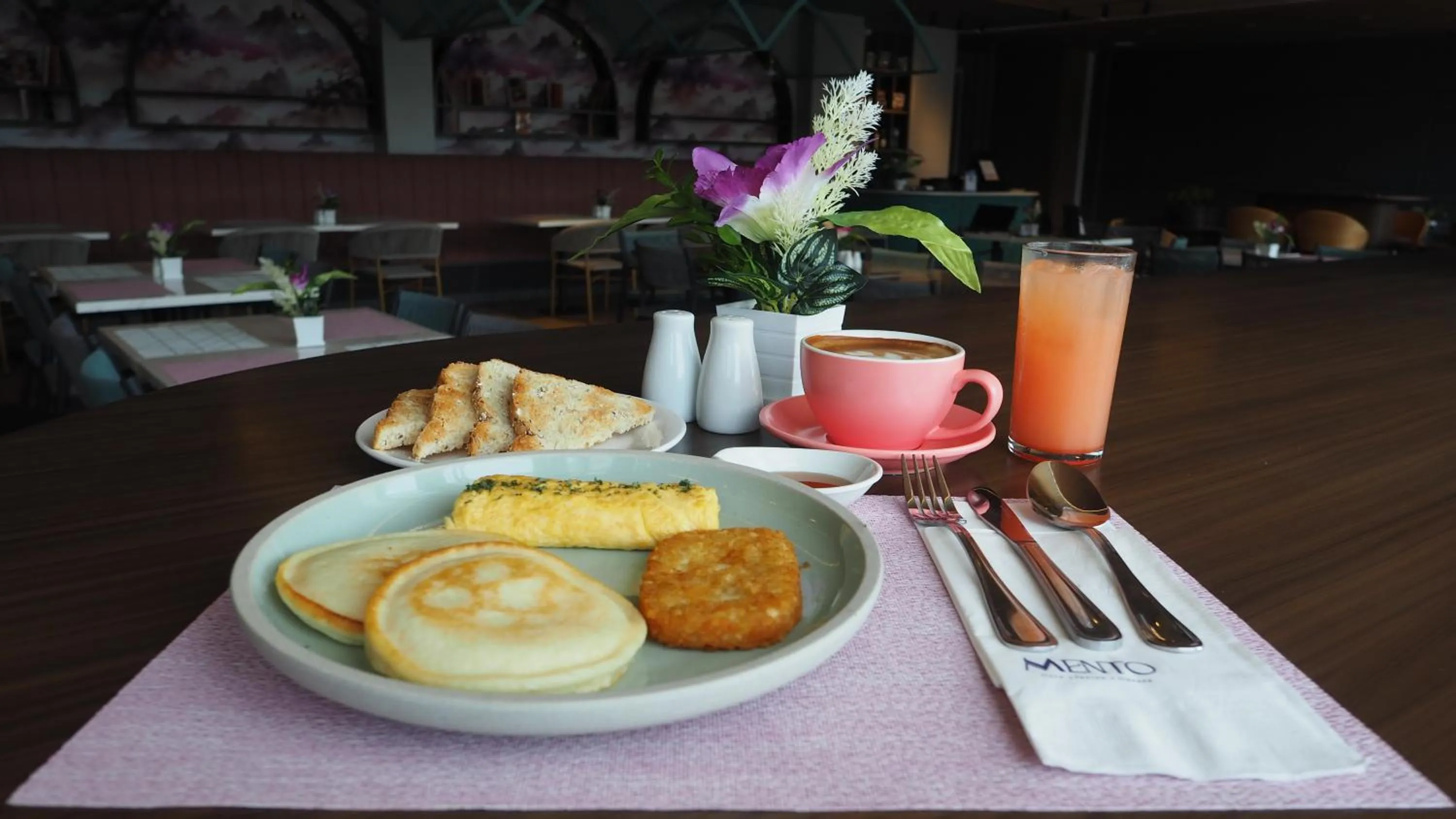 Breakfast in Novel Hotel Manila