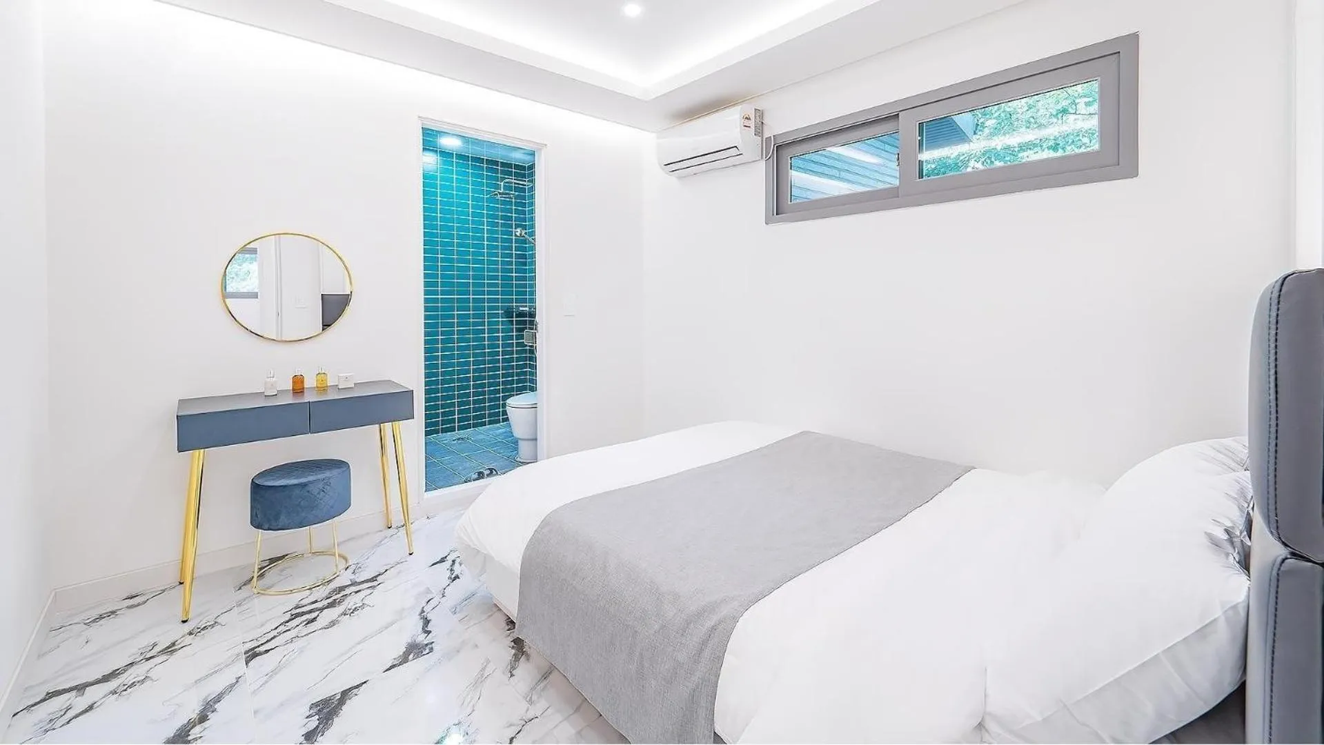 Property building, Bed in Gapyeong JH PoolVilla & glamping