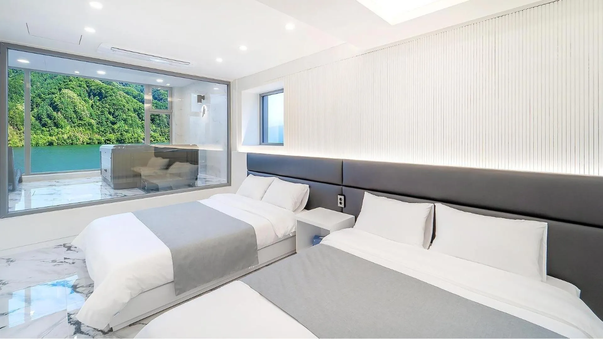 Property building, Bed in Gapyeong JH PoolVilla & glamping