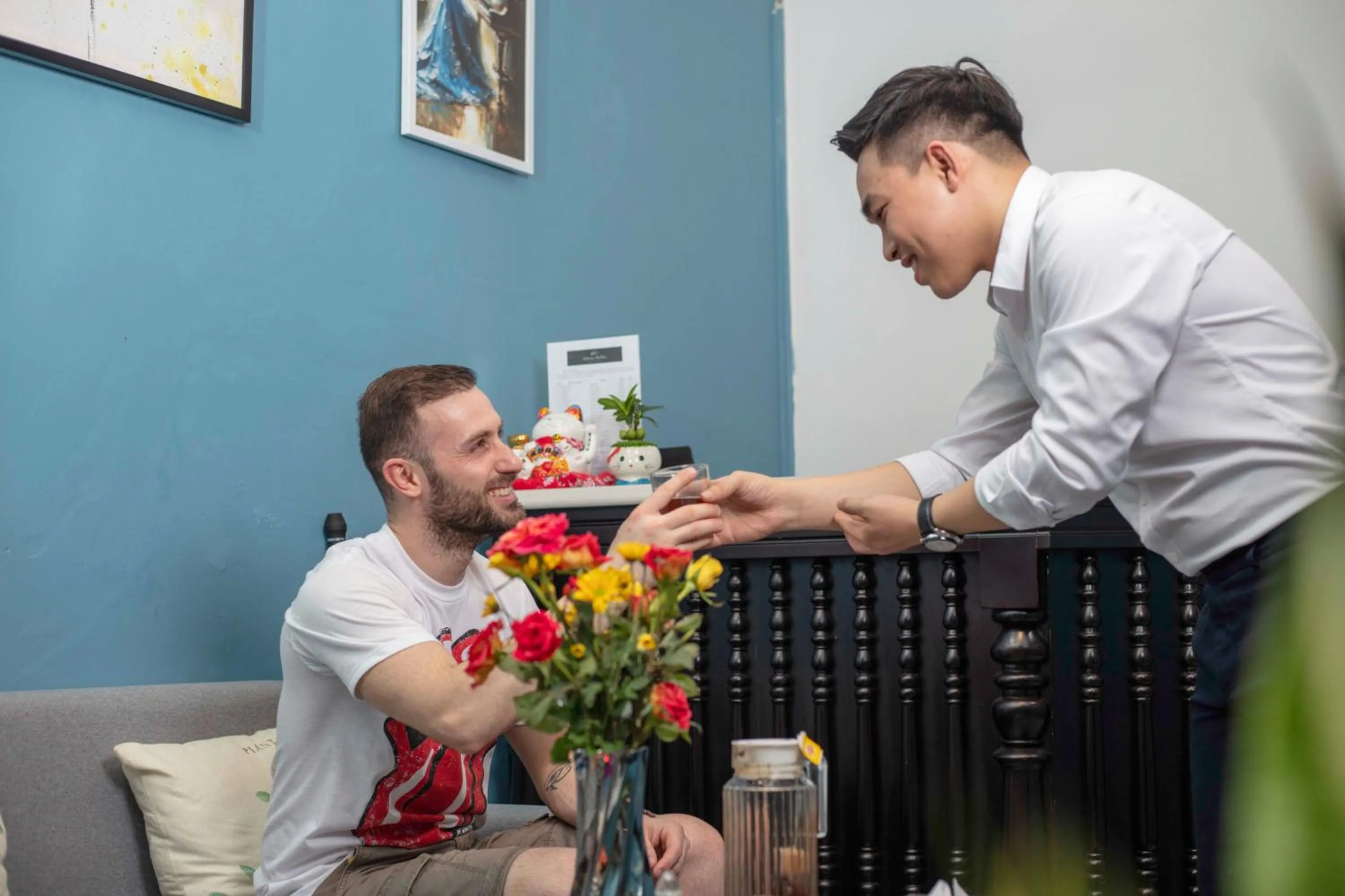 Lobby or reception in Infinity HaNoi Hotel & Travel