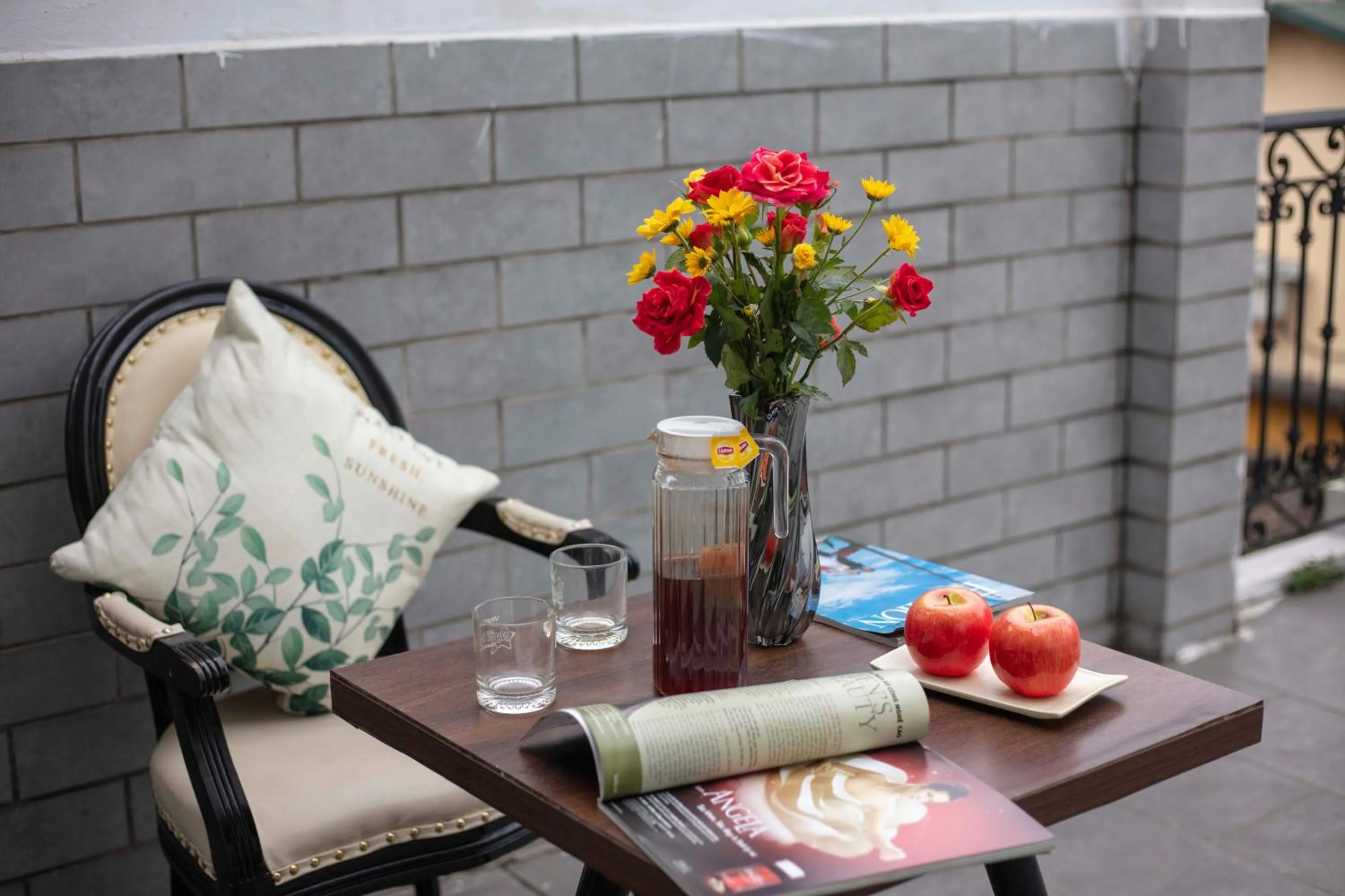 Balcony/Terrace in Infinity HaNoi Hotel & Travel