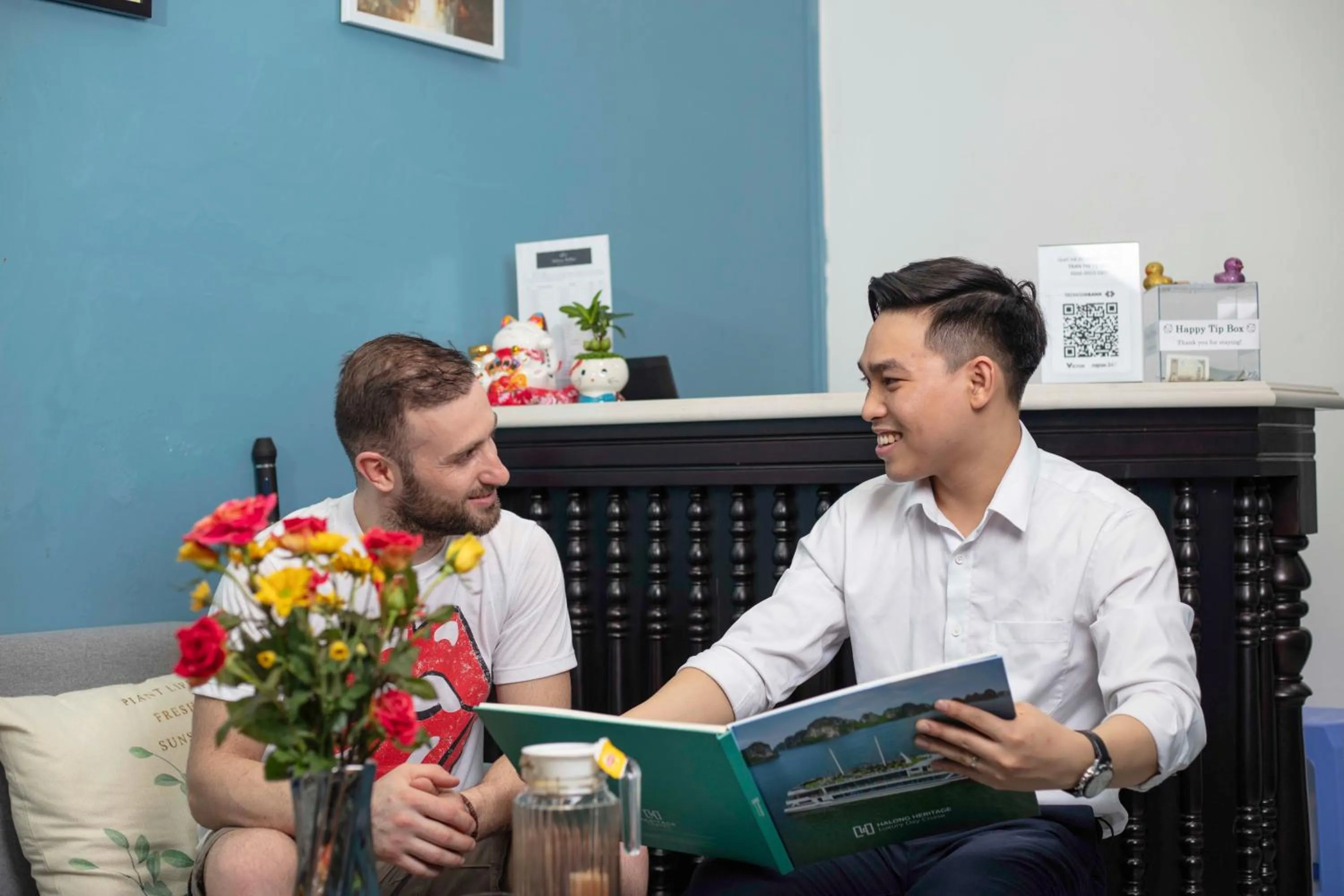 Lobby or reception in Infinity HaNoi Hotel & Travel