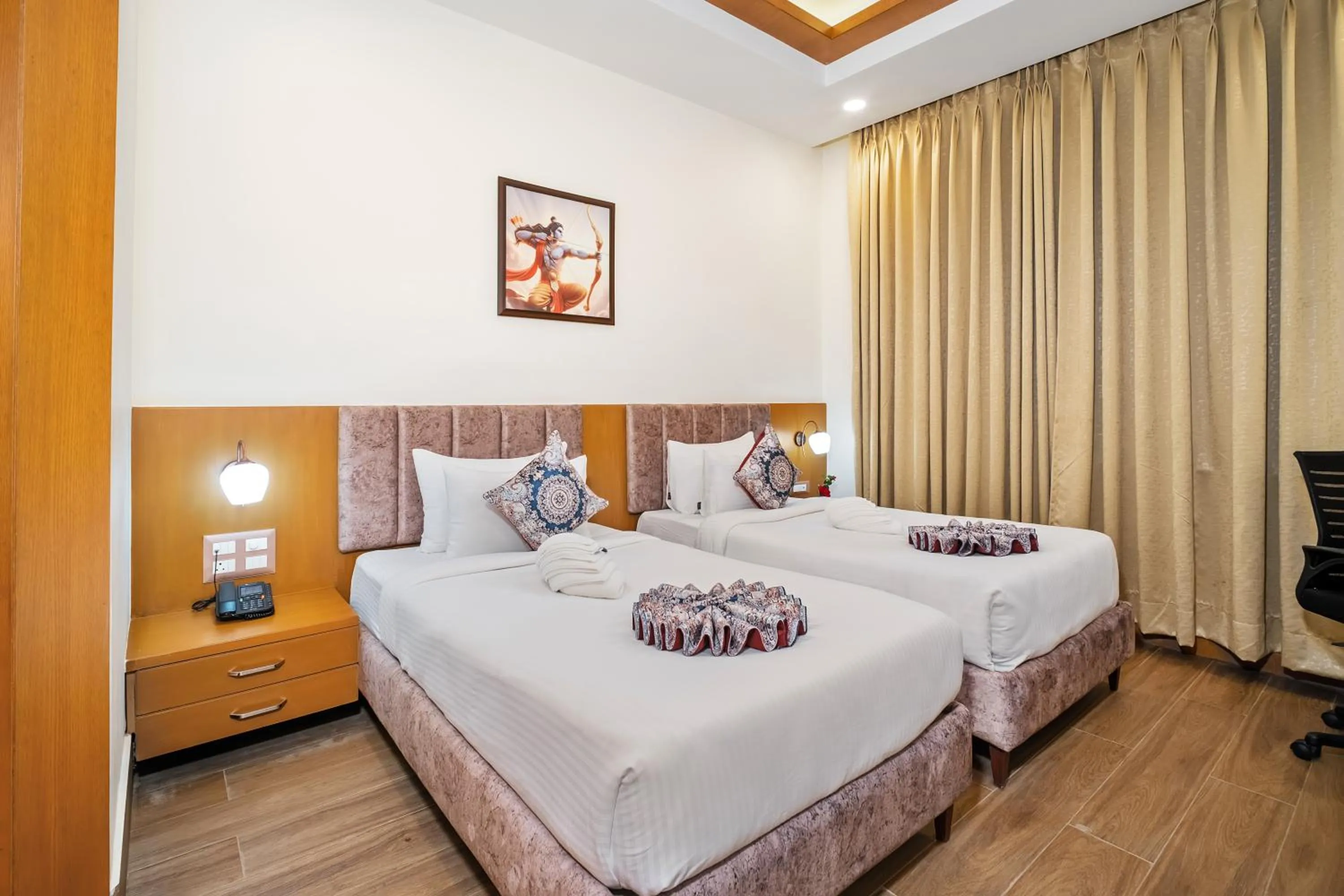 Bed in Padmshree Palace