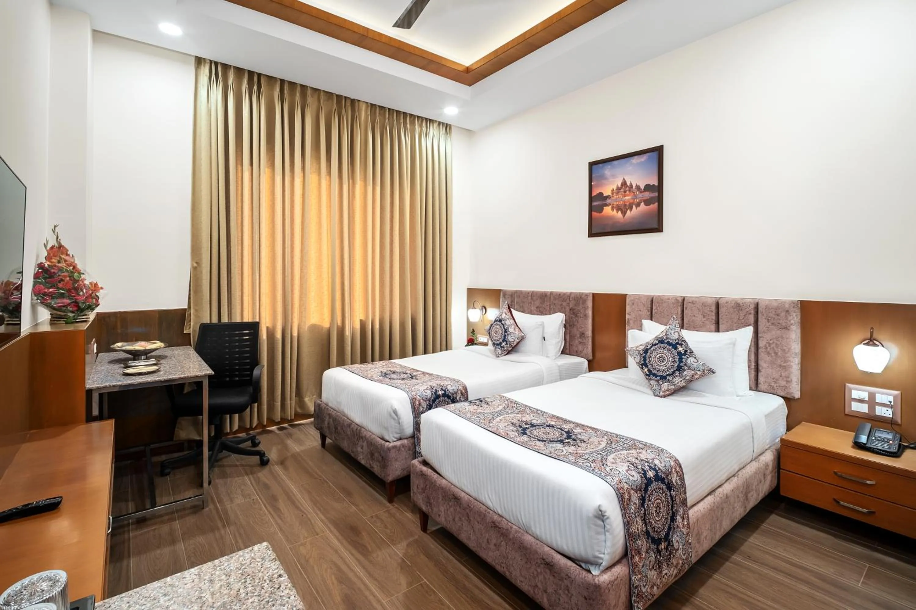 Bed in Padmshree Palace