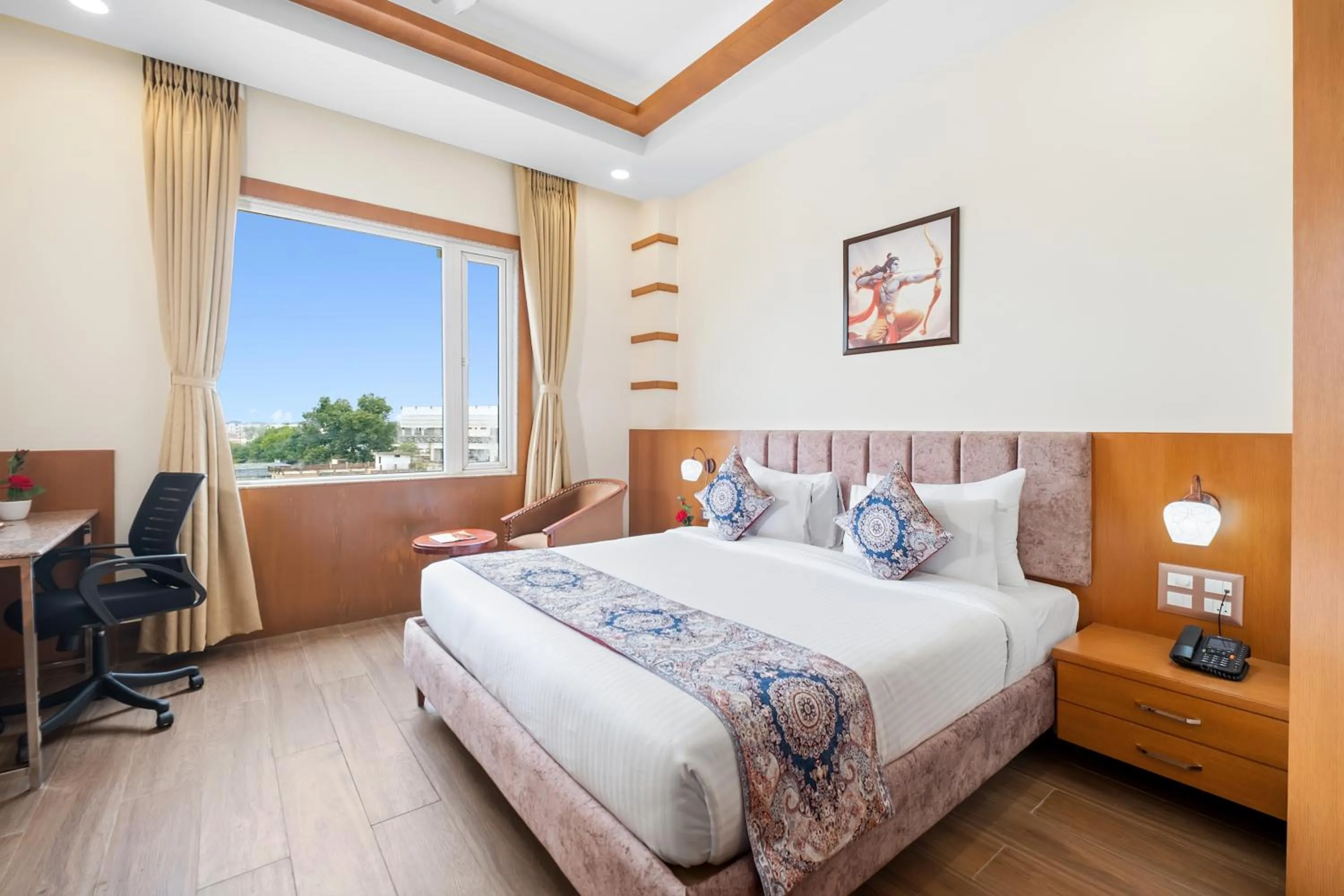 Bed in Padmshree Palace