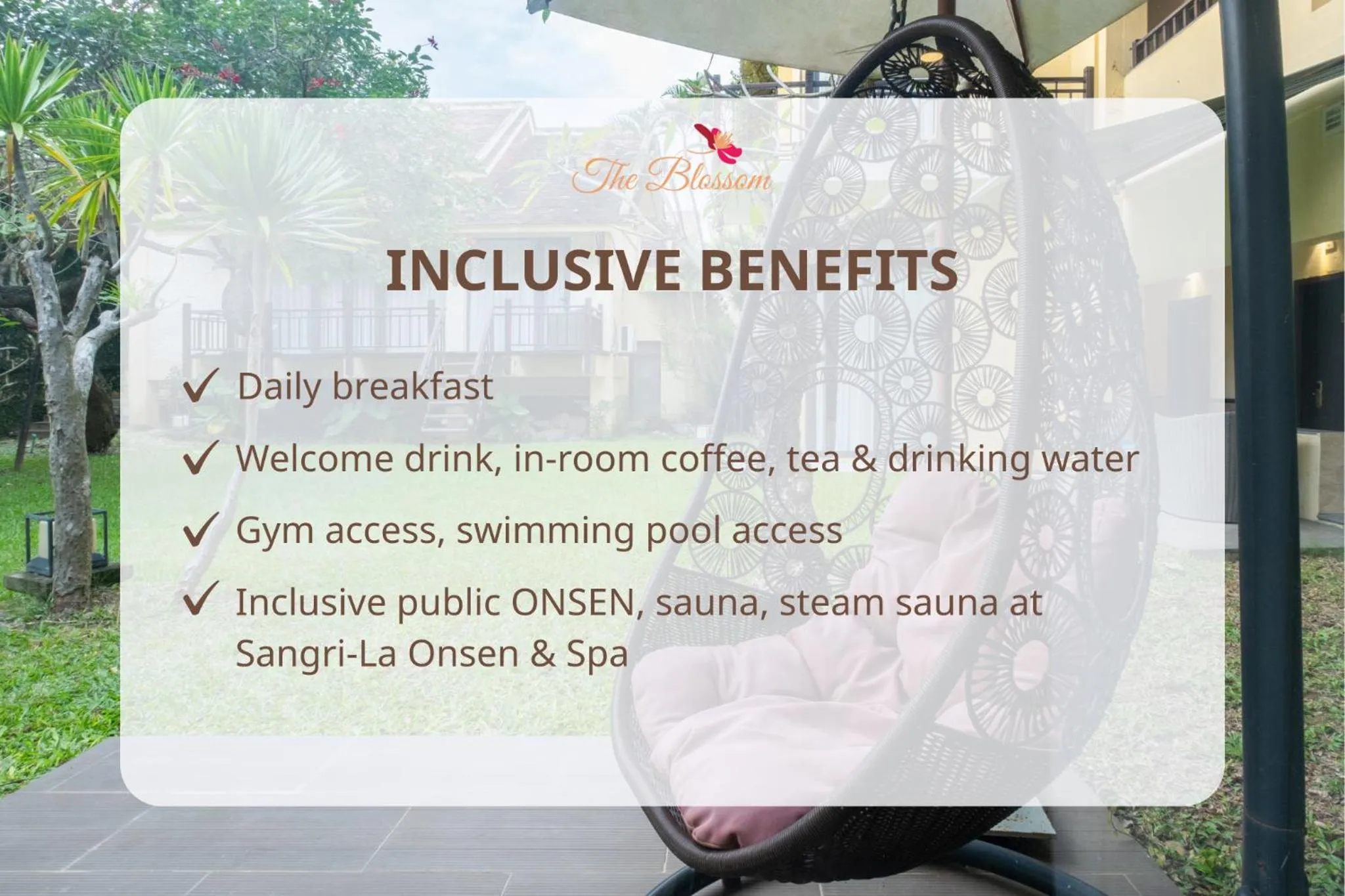 Deluxe King Room with Garden View - Onsen Included in The Blossom Resort Island Da Nang - Onsen Included