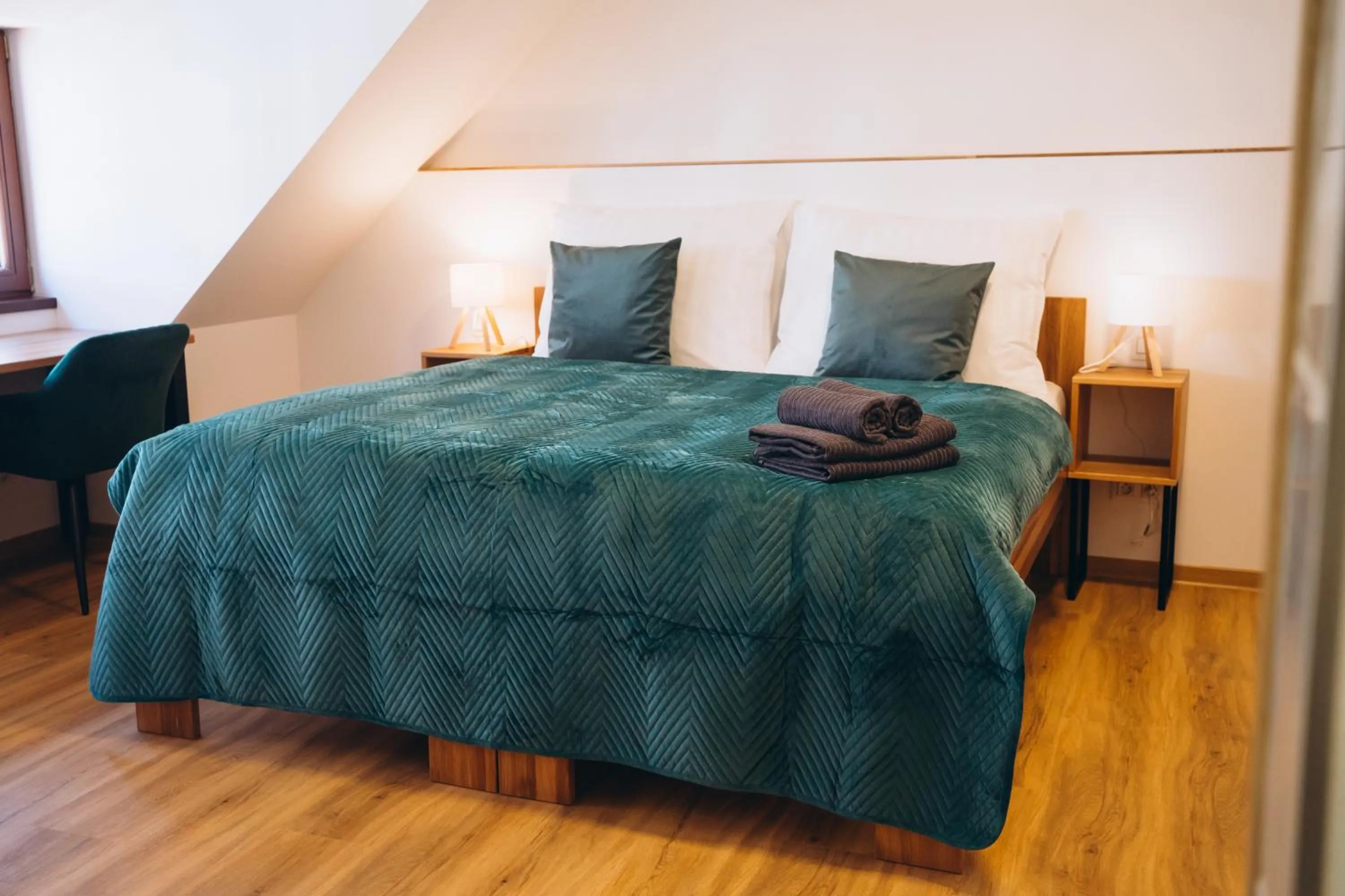 Bed in Penzion Tlustá kachna