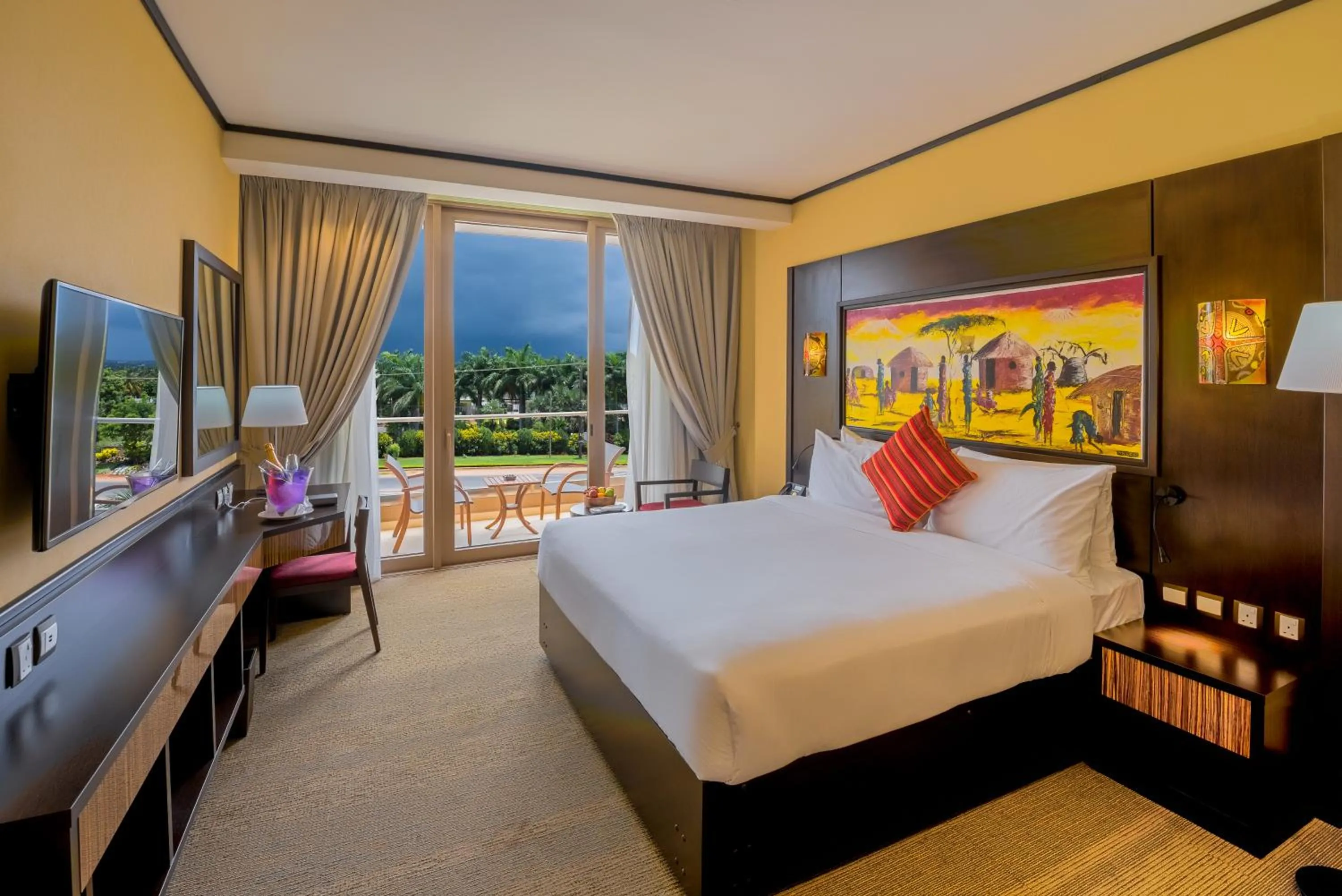 Bed in Ramada Resort By Wyndham Dar es Salaam