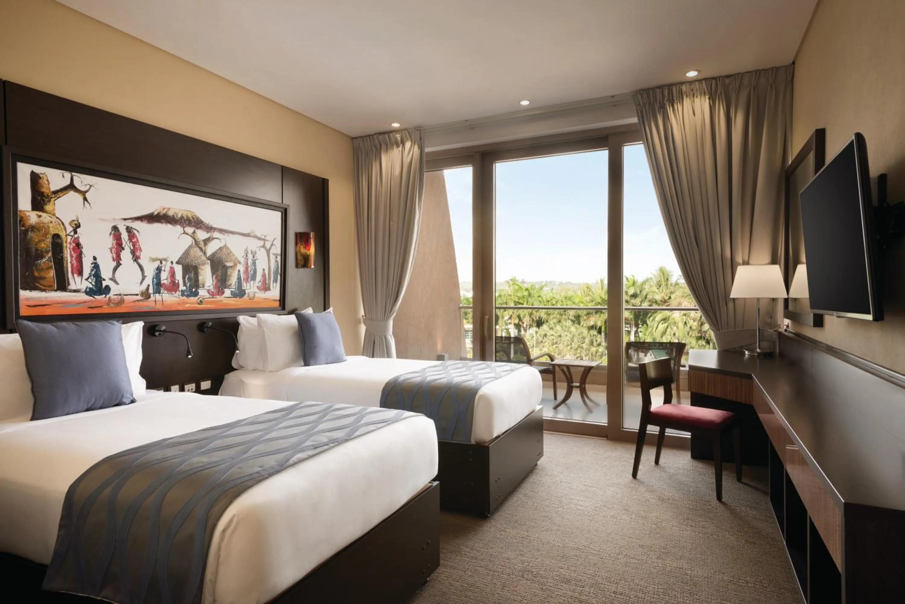 Bed in Ramada Resort By Wyndham Dar es Salaam