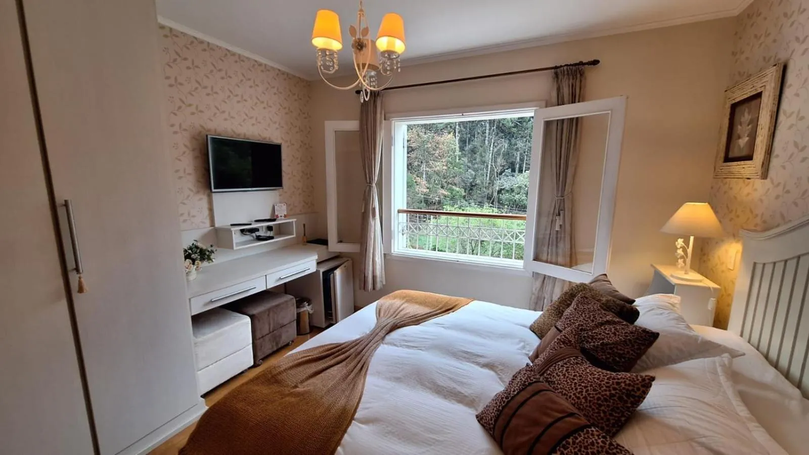 Bed in Pousada Atalaia Premium