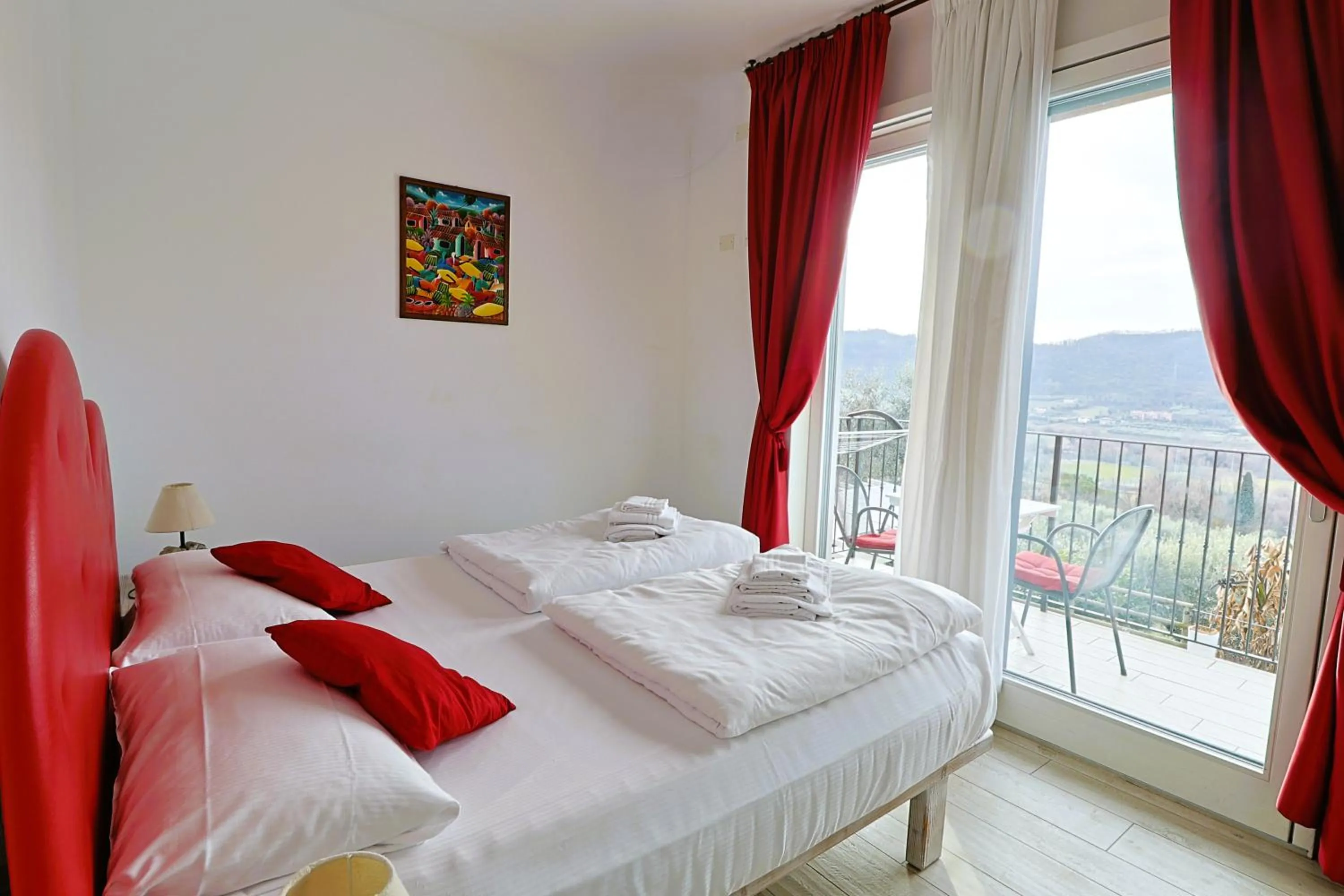 View (from property/room), Bed in Relais Villa Olivi