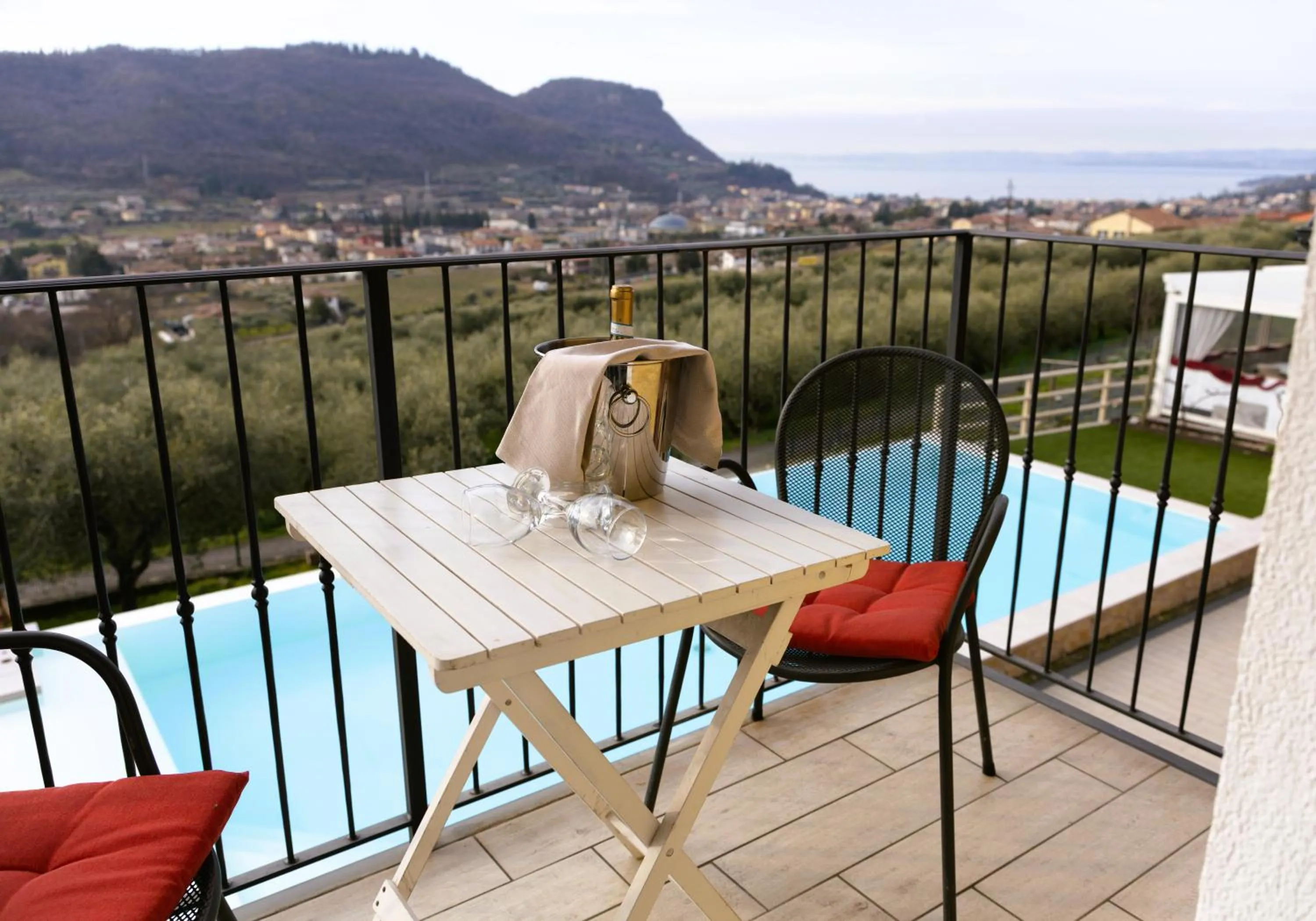 Balcony/Terrace in Relais Villa Olivi