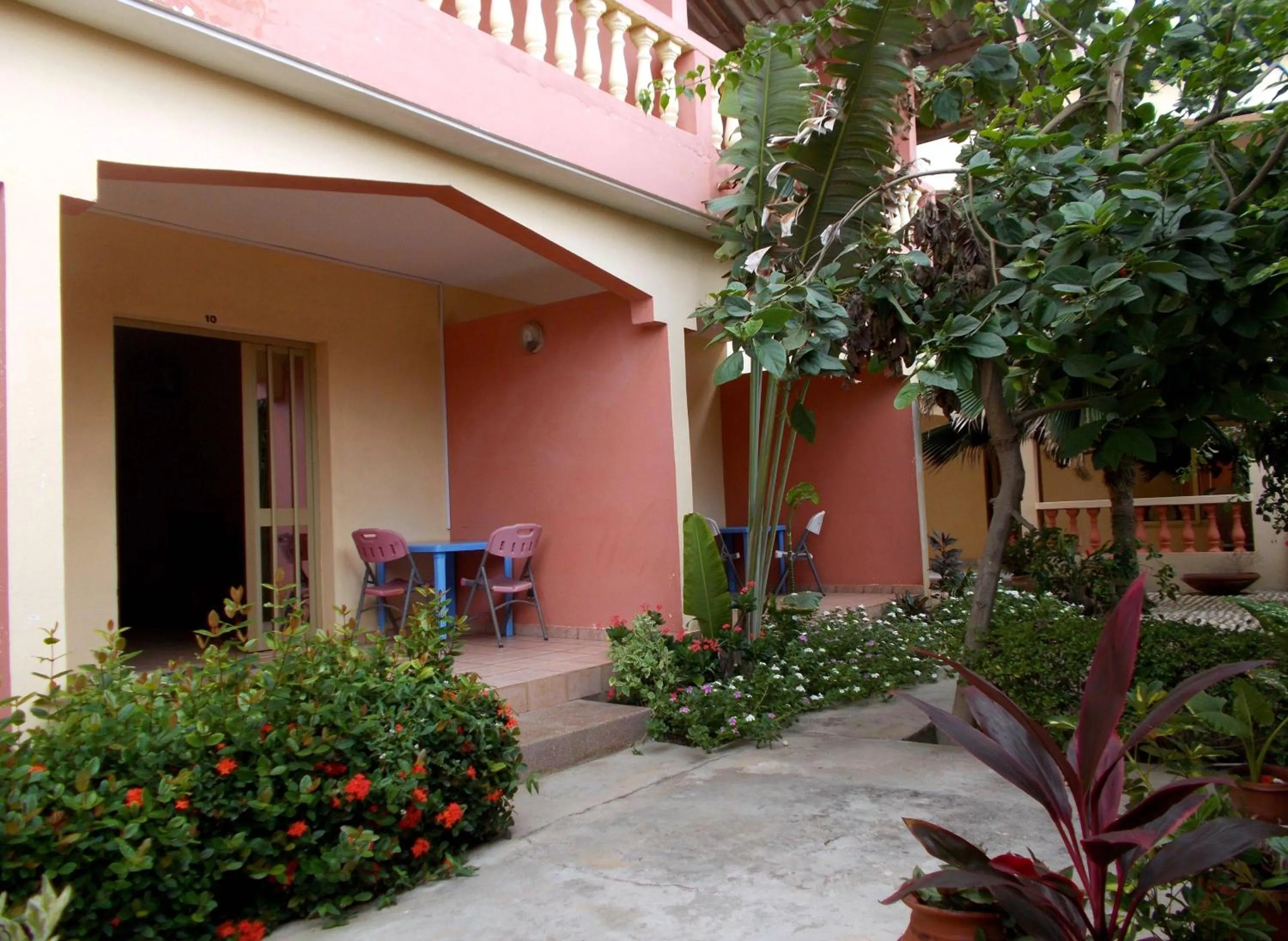 Garden in Hôtel Alizé Plage