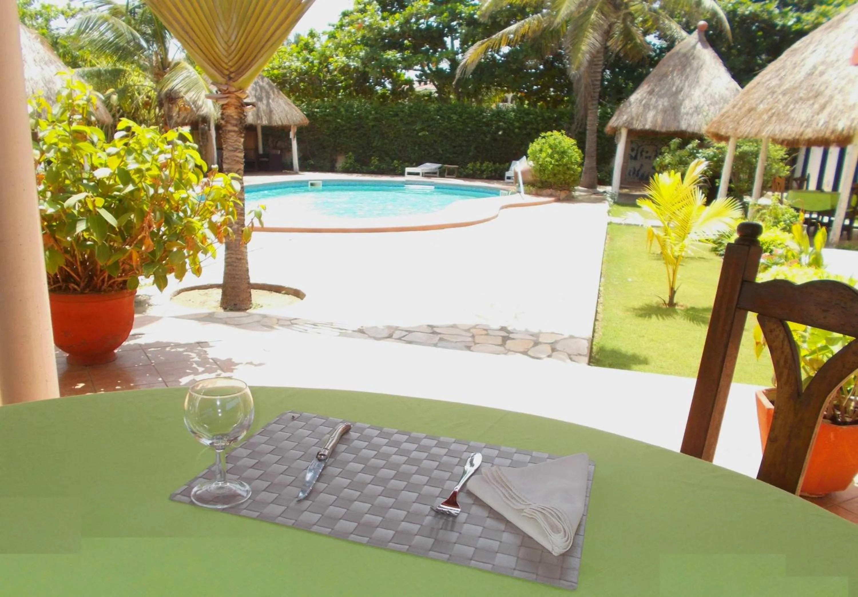 Swimming pool in Hôtel Alizé Plage